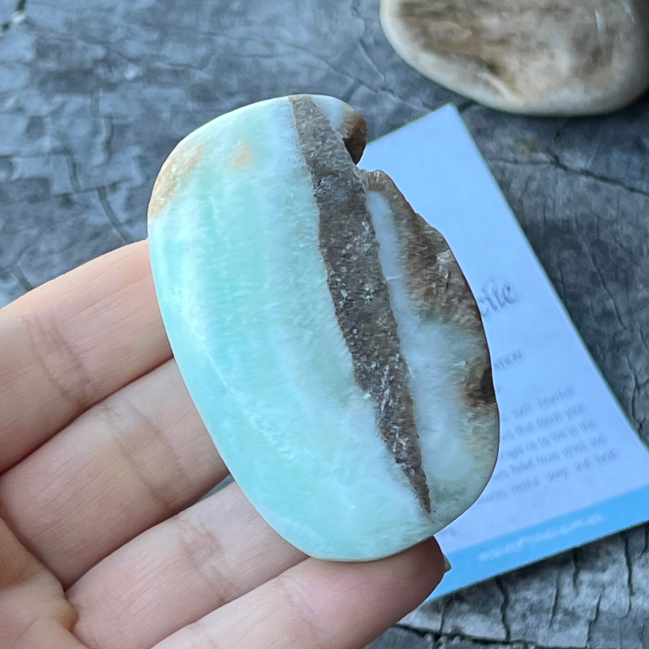 Caribbean Calcite ~ Specialty Boxed Crystal