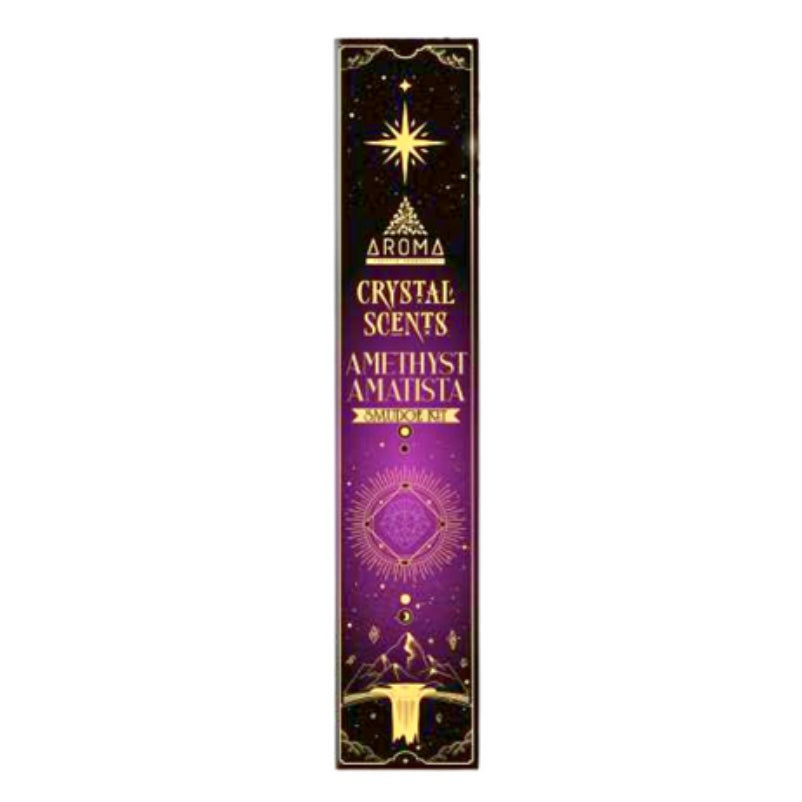 Amethyst ~ Crystal Scents Smudge Kit Incense