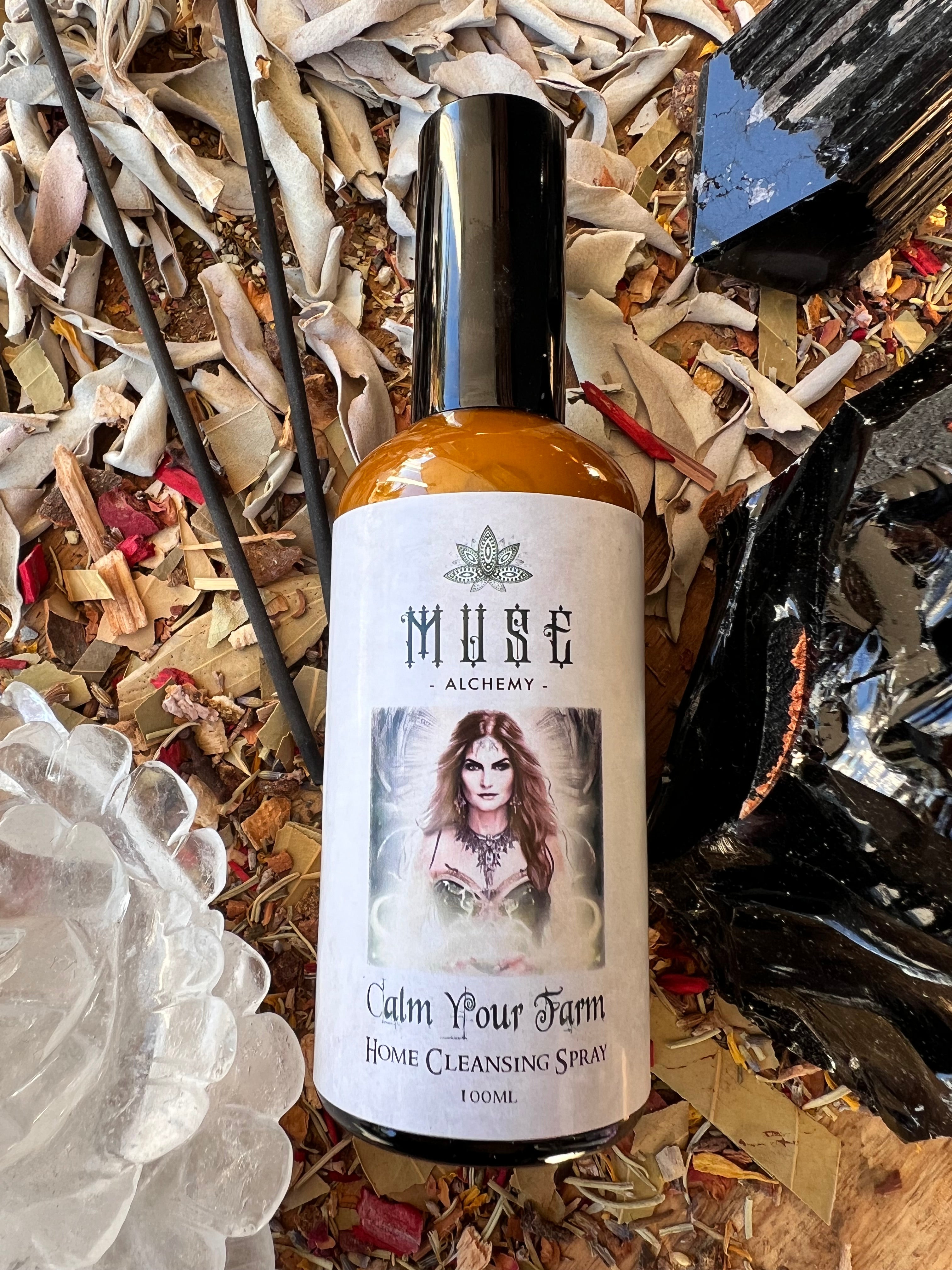 Muse Alchemy ~ Calm Your Farm ~ Home Cleansing Spray 100ml