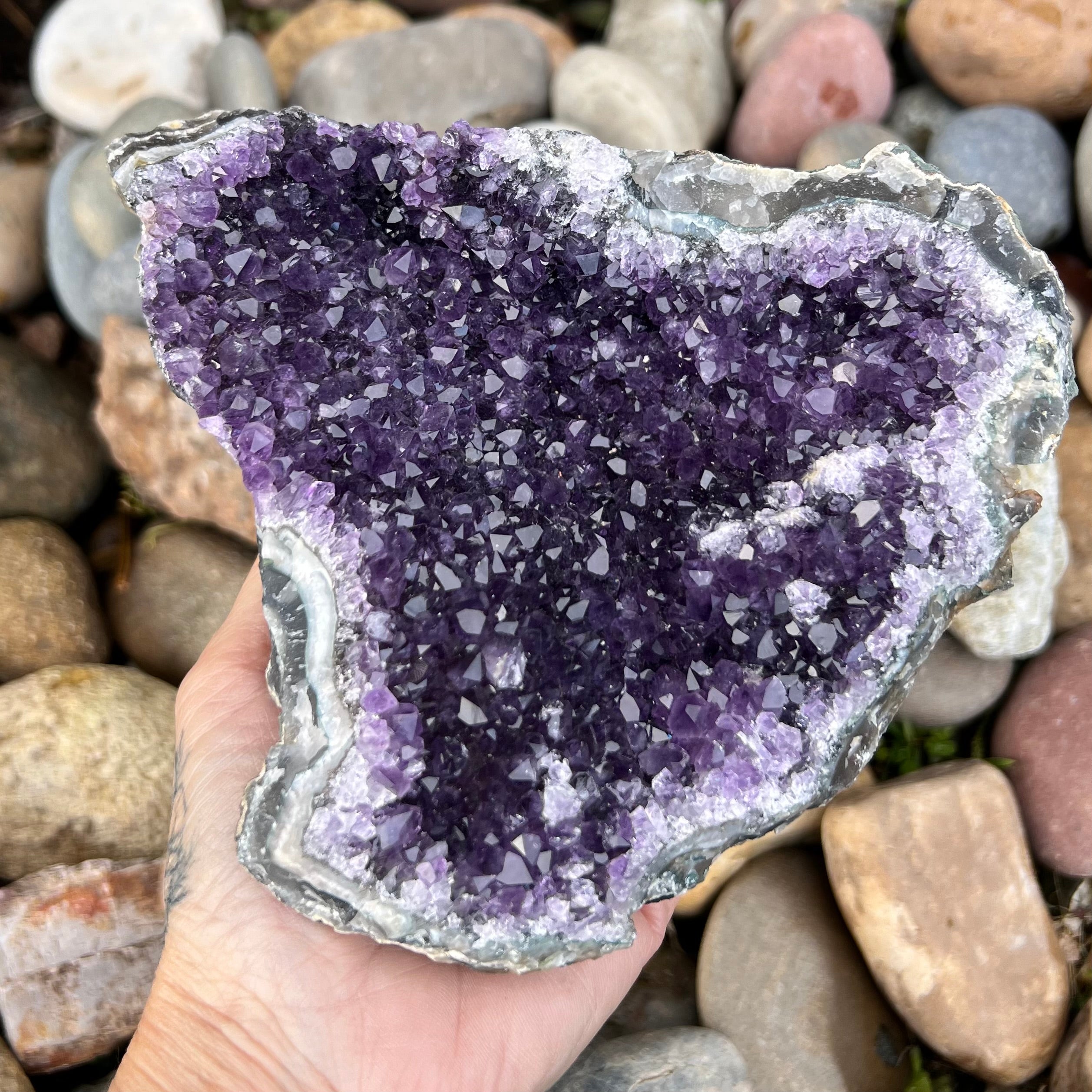 Raw Bowl Shaped Amethyst Cluster