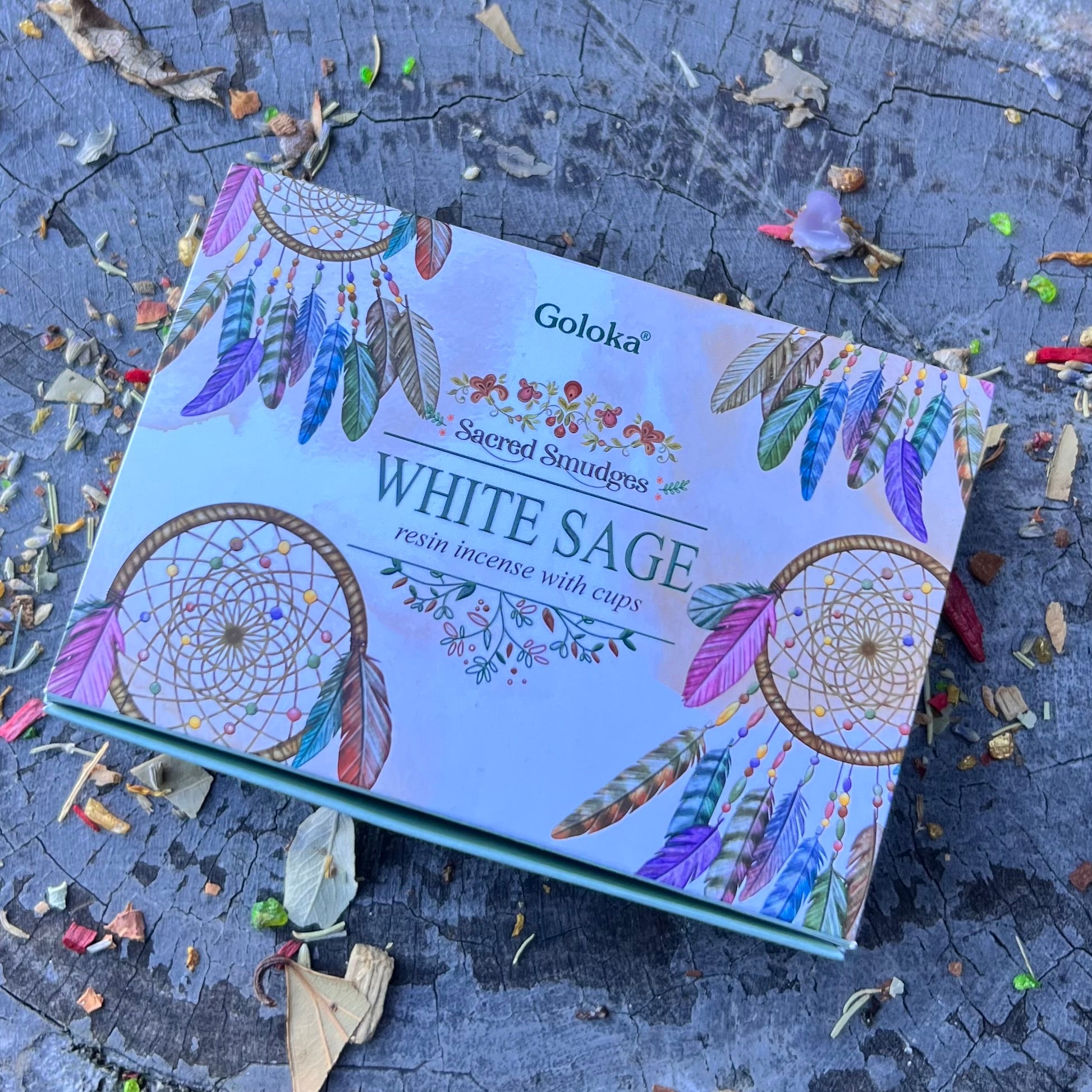 Sacred Smudges ~ White Sage ~ Resin Incense Cups