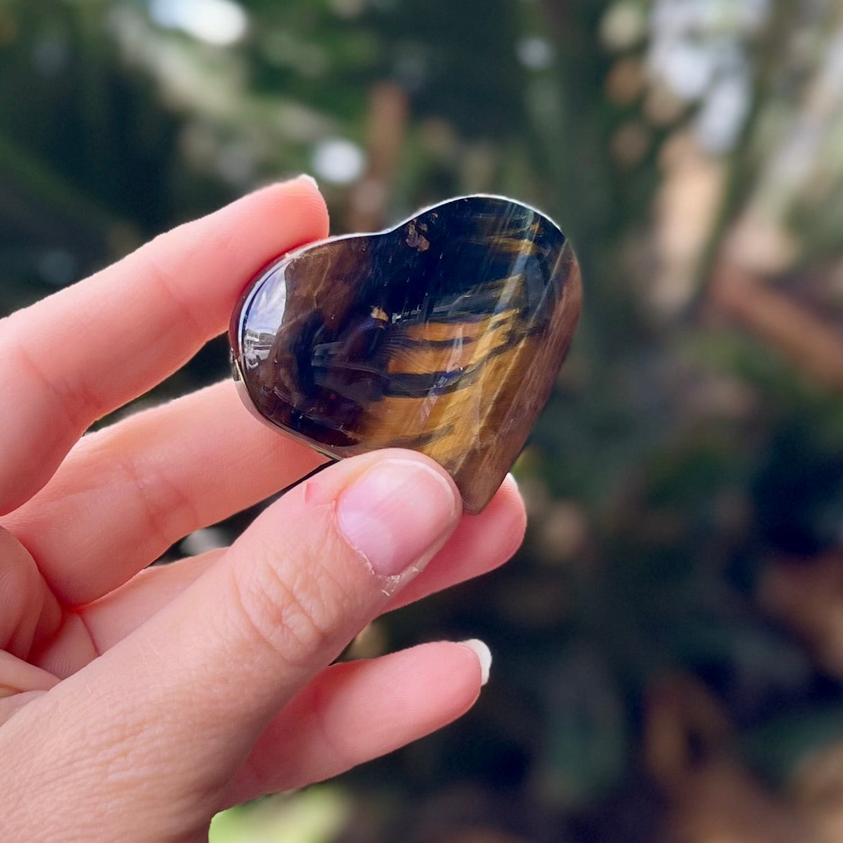 Golden Tiger Eye Heart ~ Specialty Crystal ~ 2