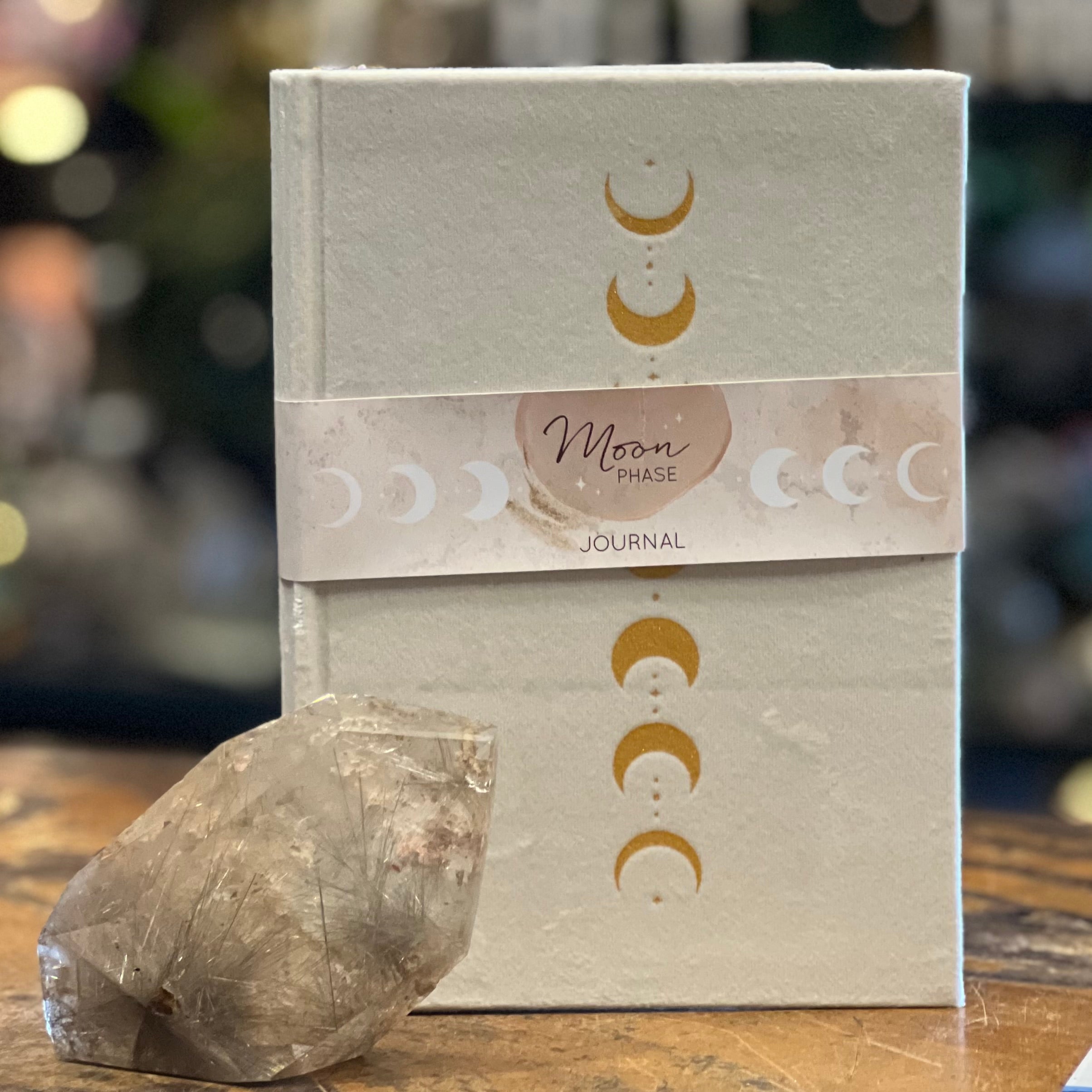 Moon Phase Velvet Journal