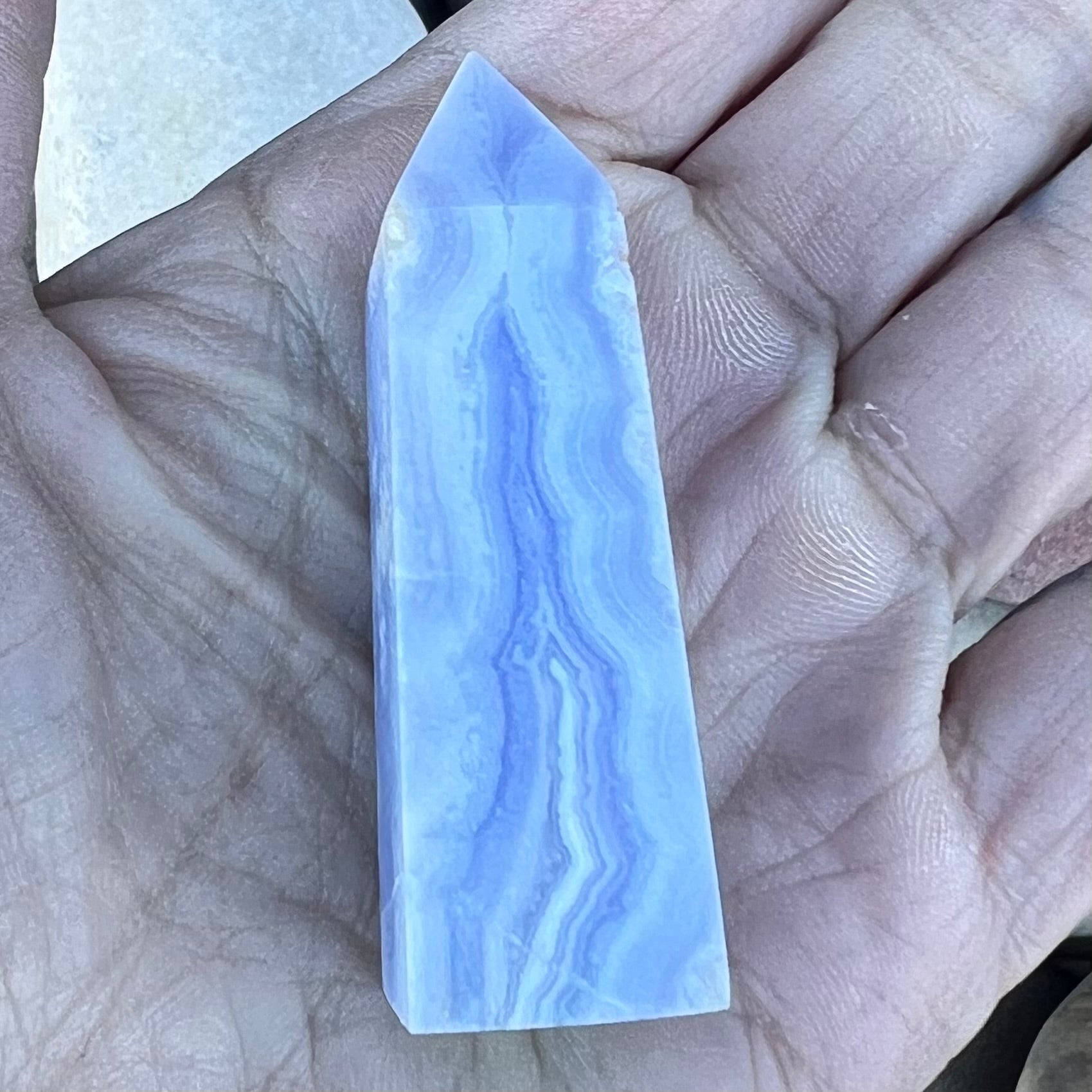 Blue Lace Agate ~ Specialty Boxed Crystal (4)
