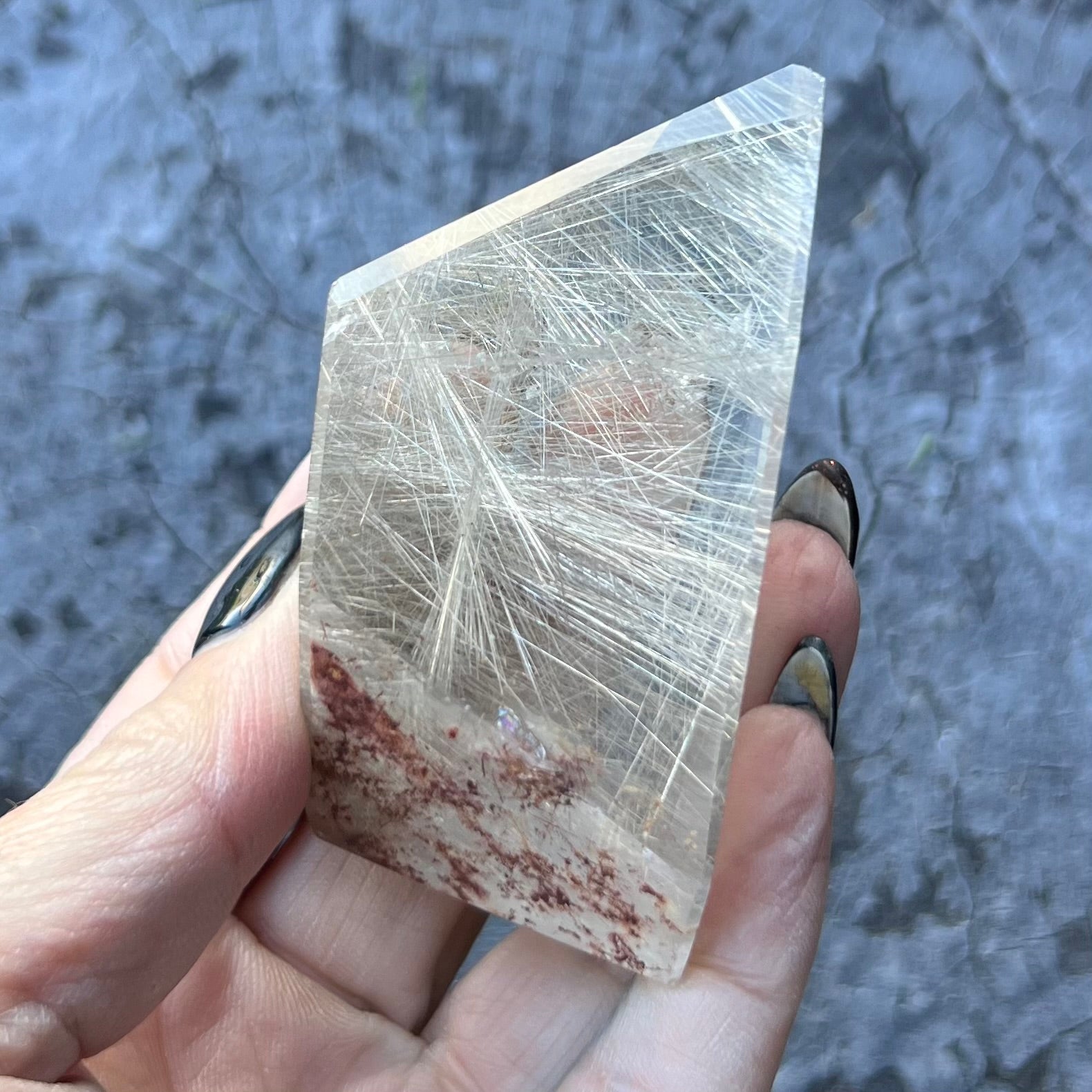 Rare Silver Rutile Quartz  Freeform