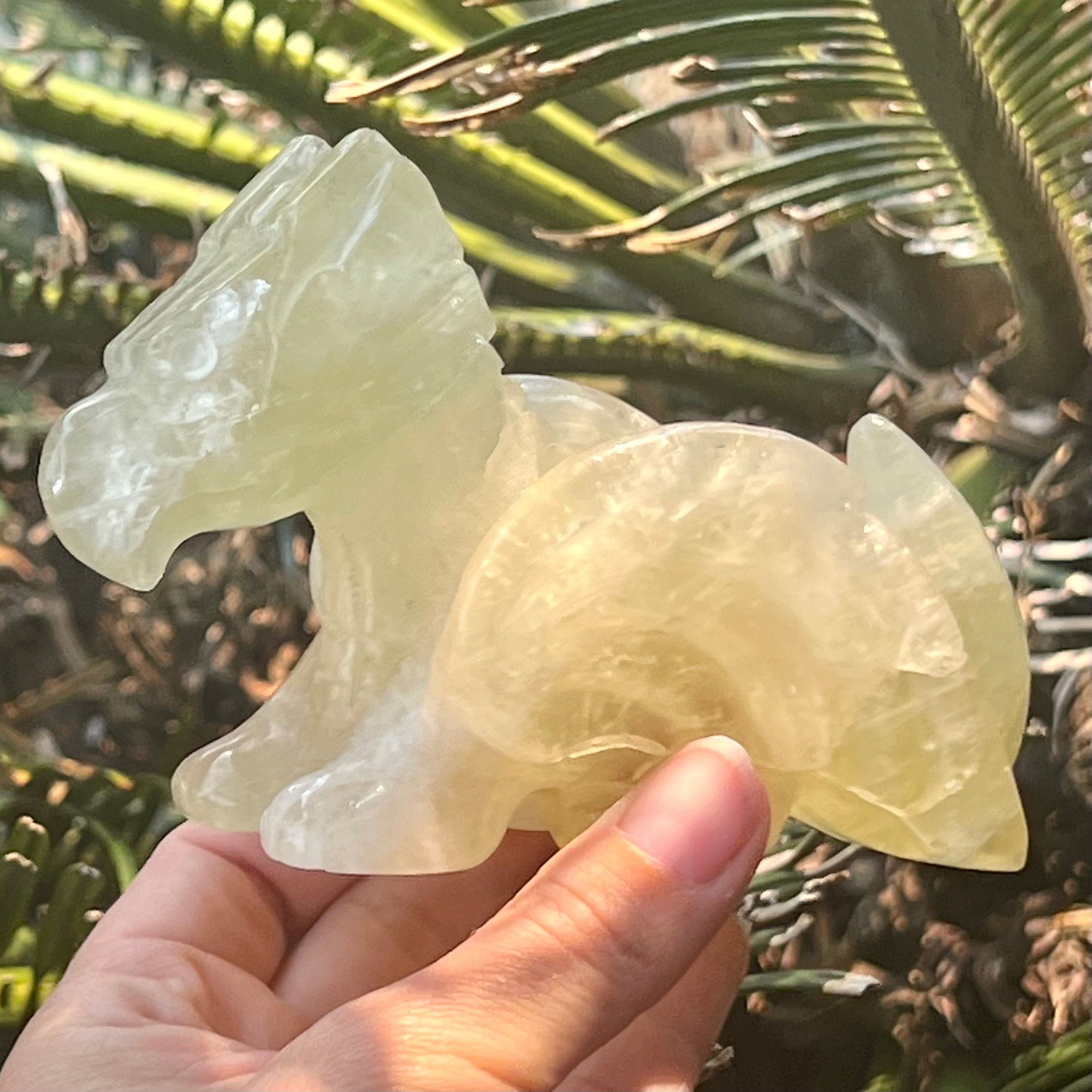 Citrine Dragon Carving