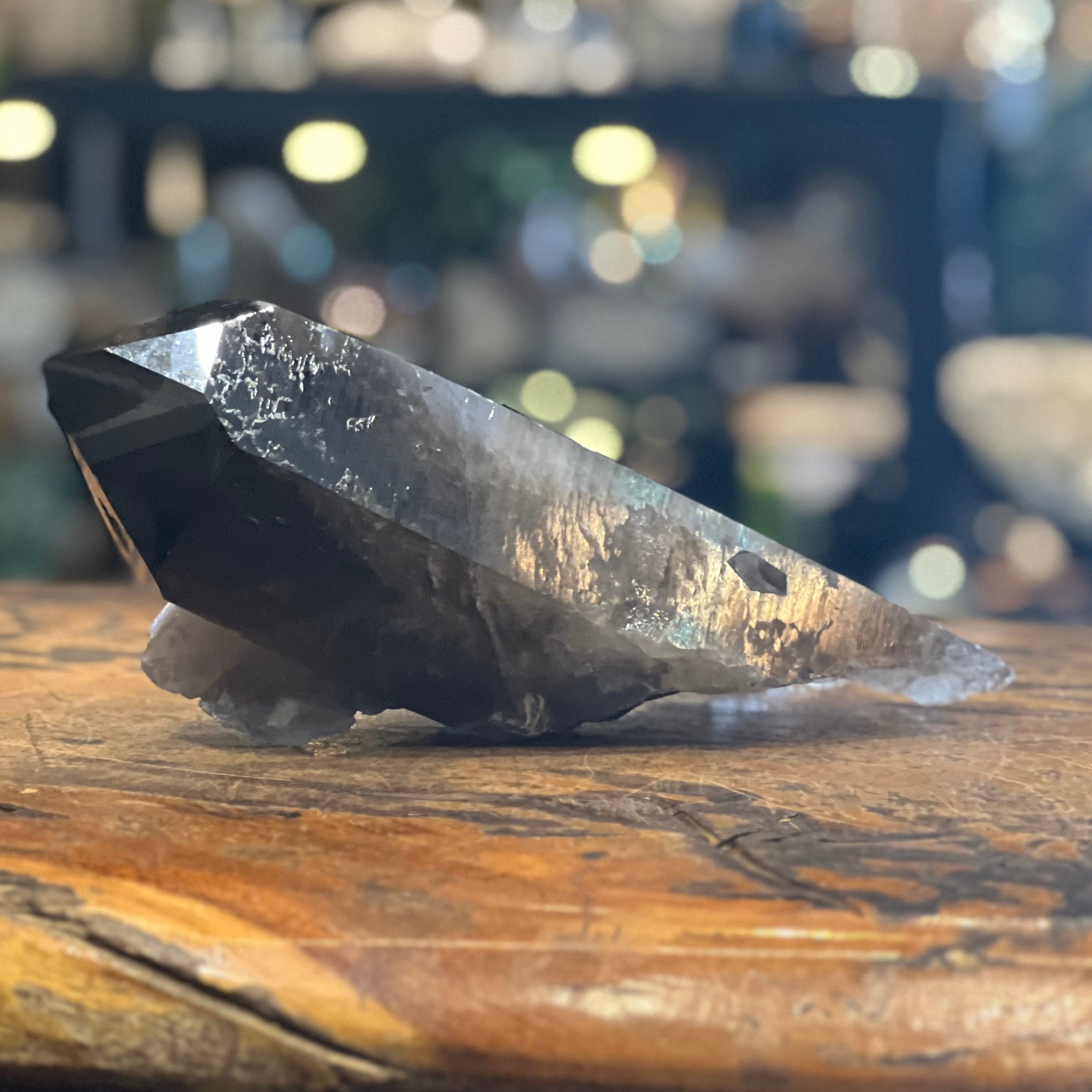 Smoky Quartz Semi Raw Point