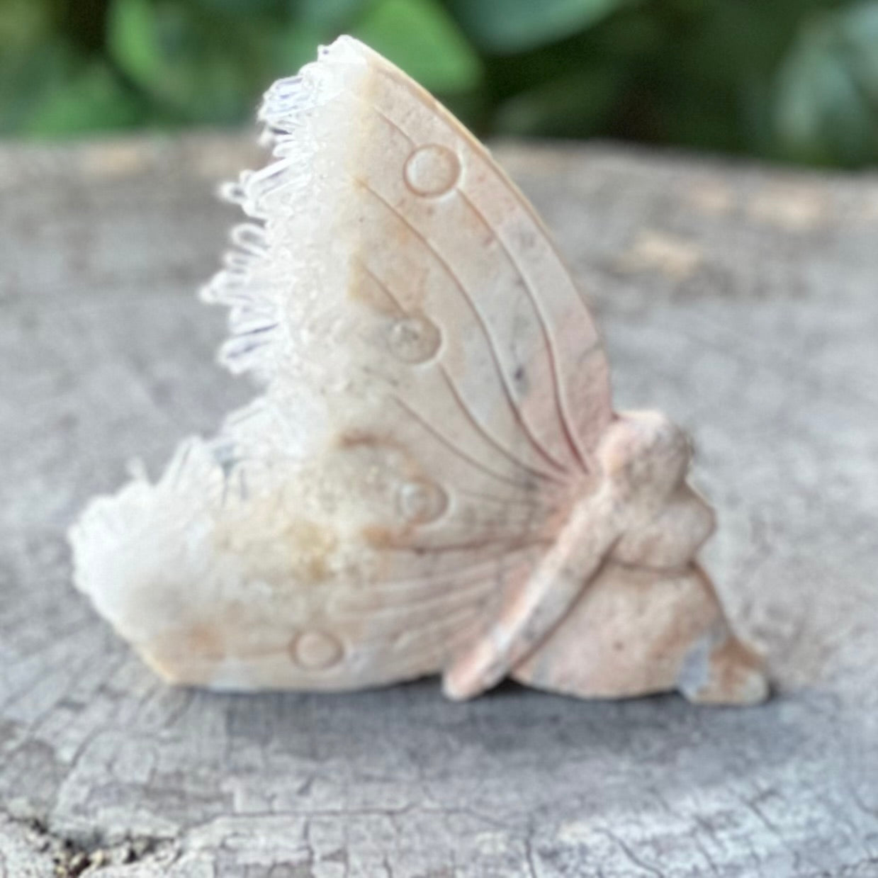 Clear Quartz Butterfly Carving (1)