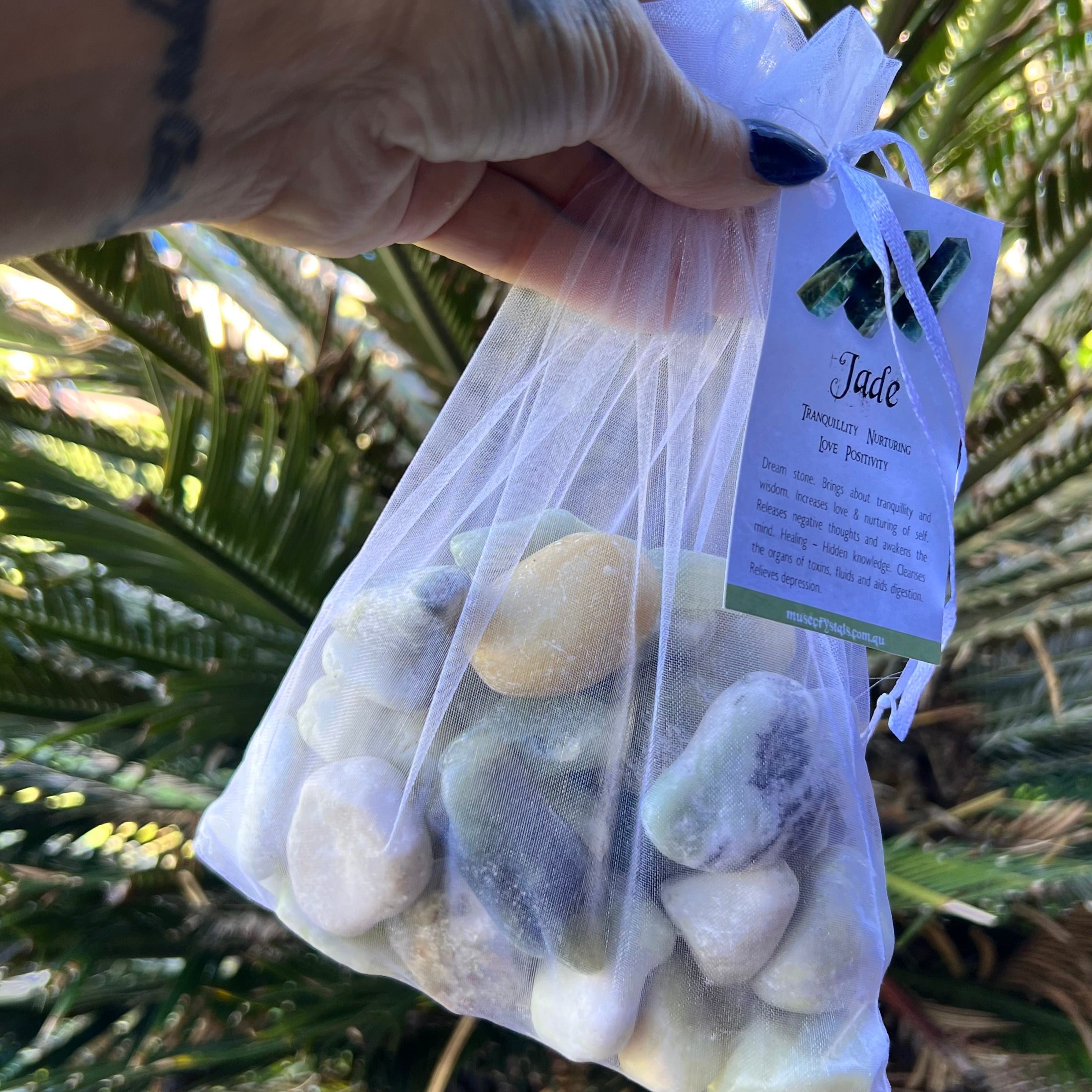 Jade Tumbles ~ Prosperity Crystals ~ 1kg Bag