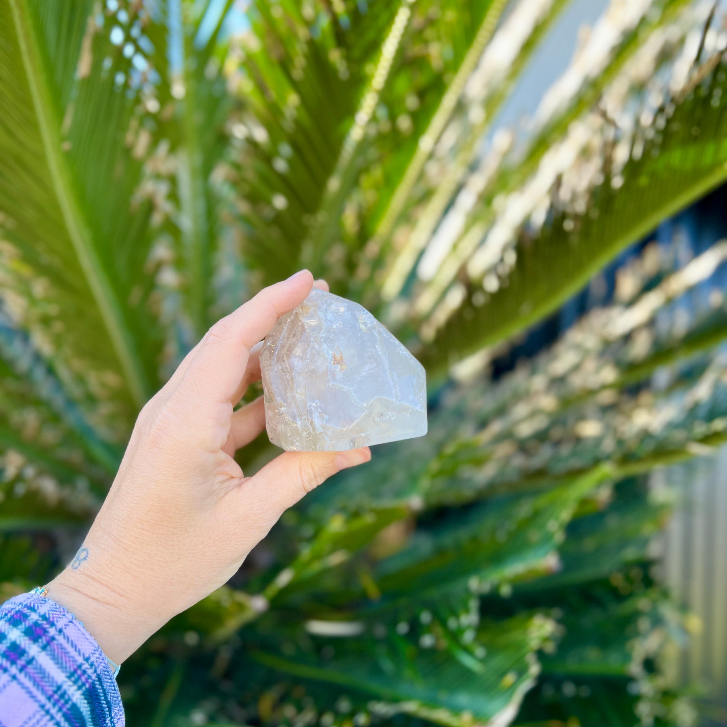 Clear Quartz Generator Tower