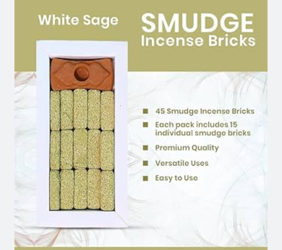 White Sage ~ Smudge Bricks