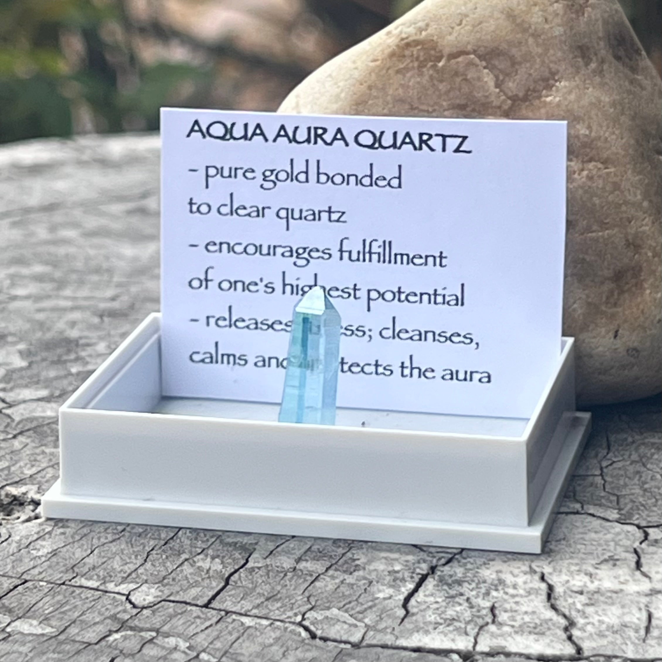 Aqua Aura ~ Specialty Boxed Crystal