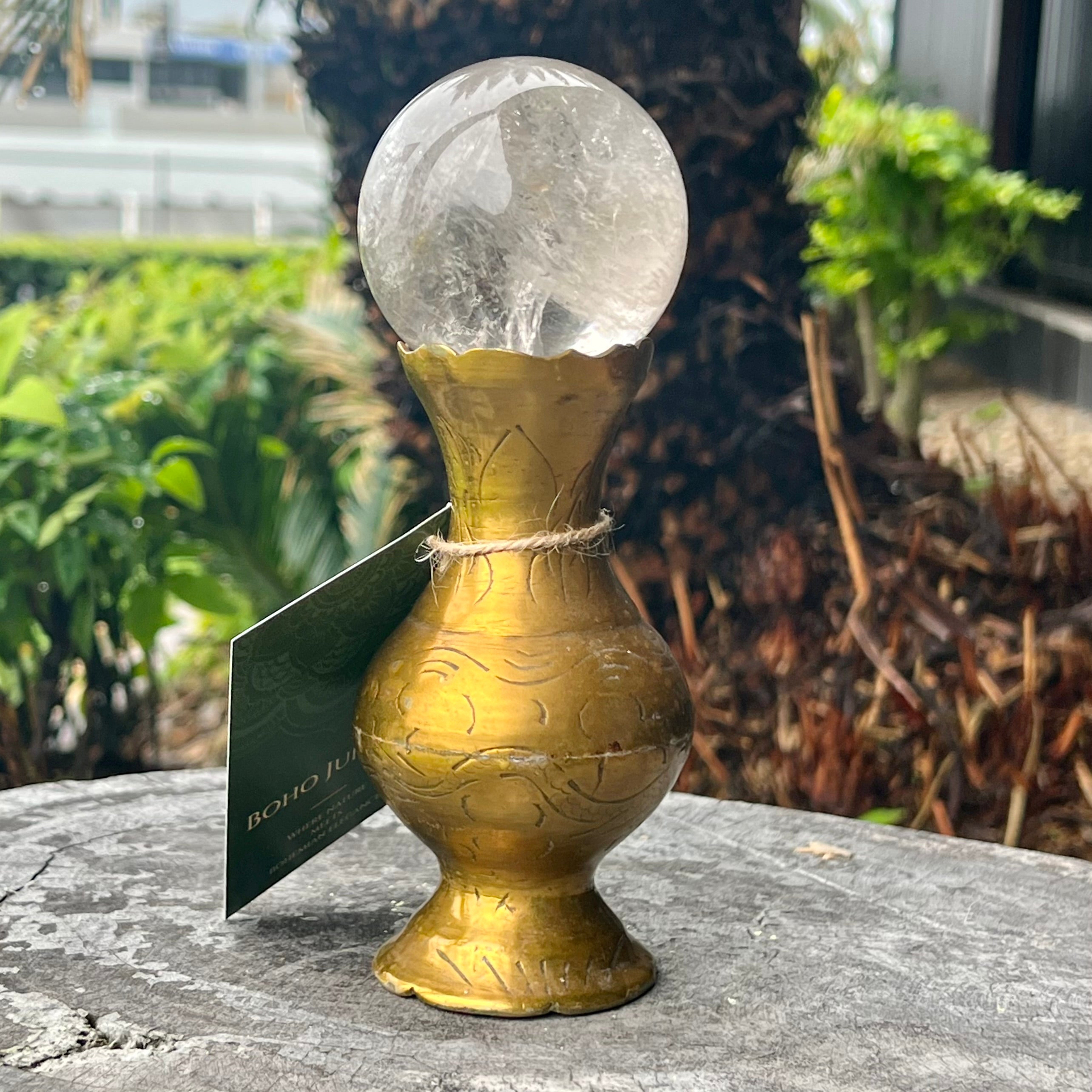 Clear Quartz Sphere ~ Medium