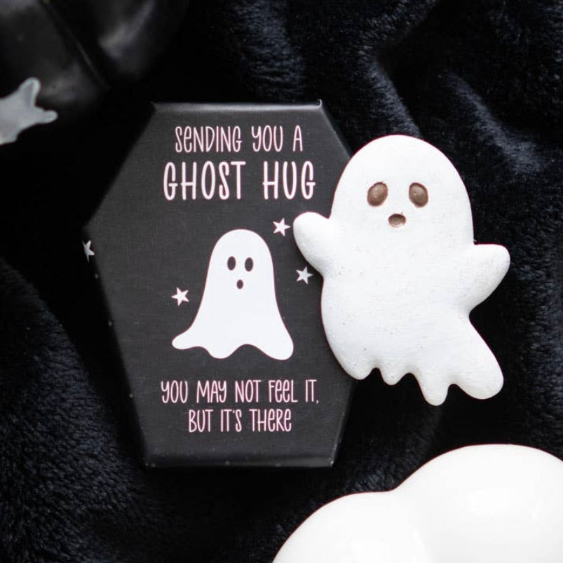 Ghost Hug in Coffin Box