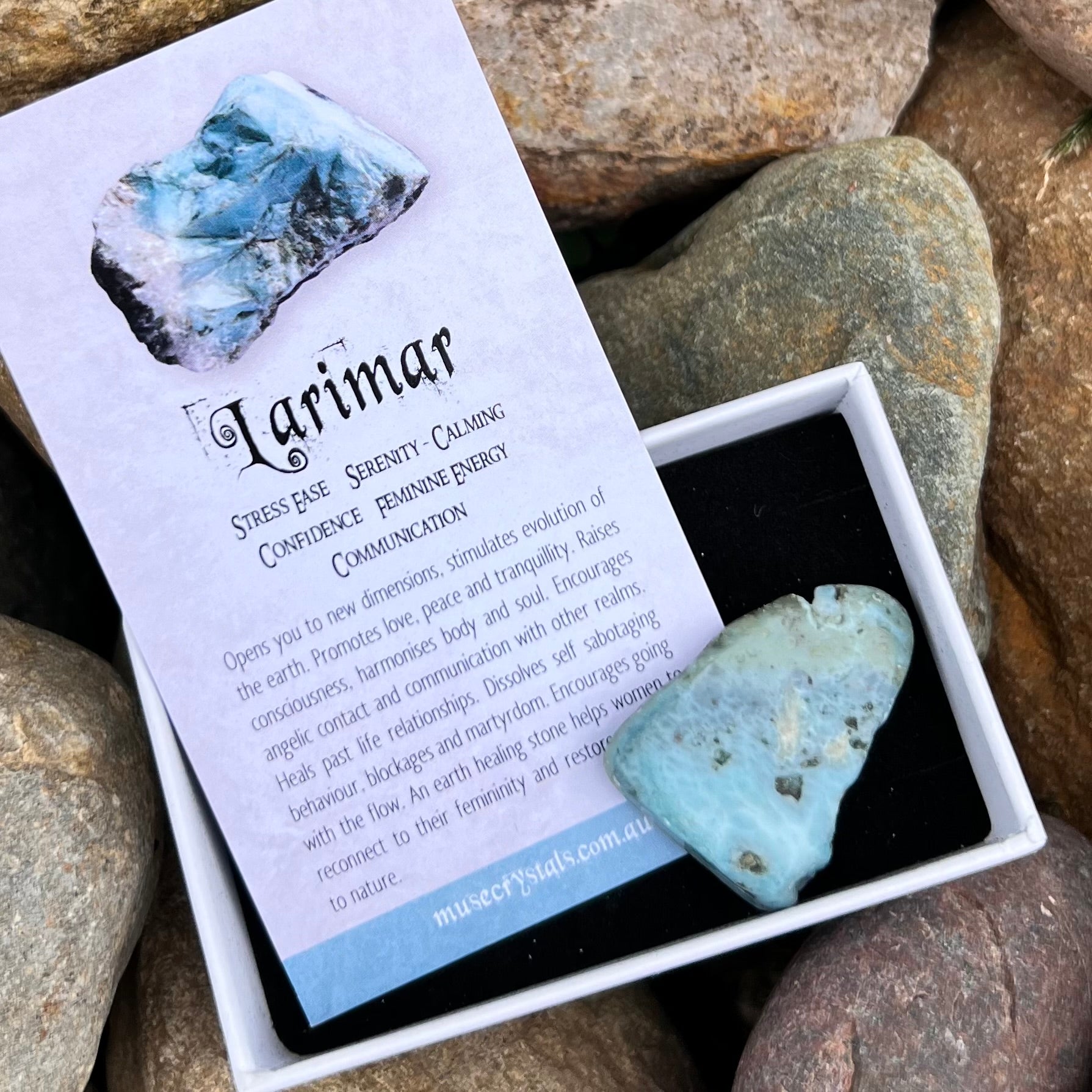 Larimar ~ Specialty Boxed Crystal