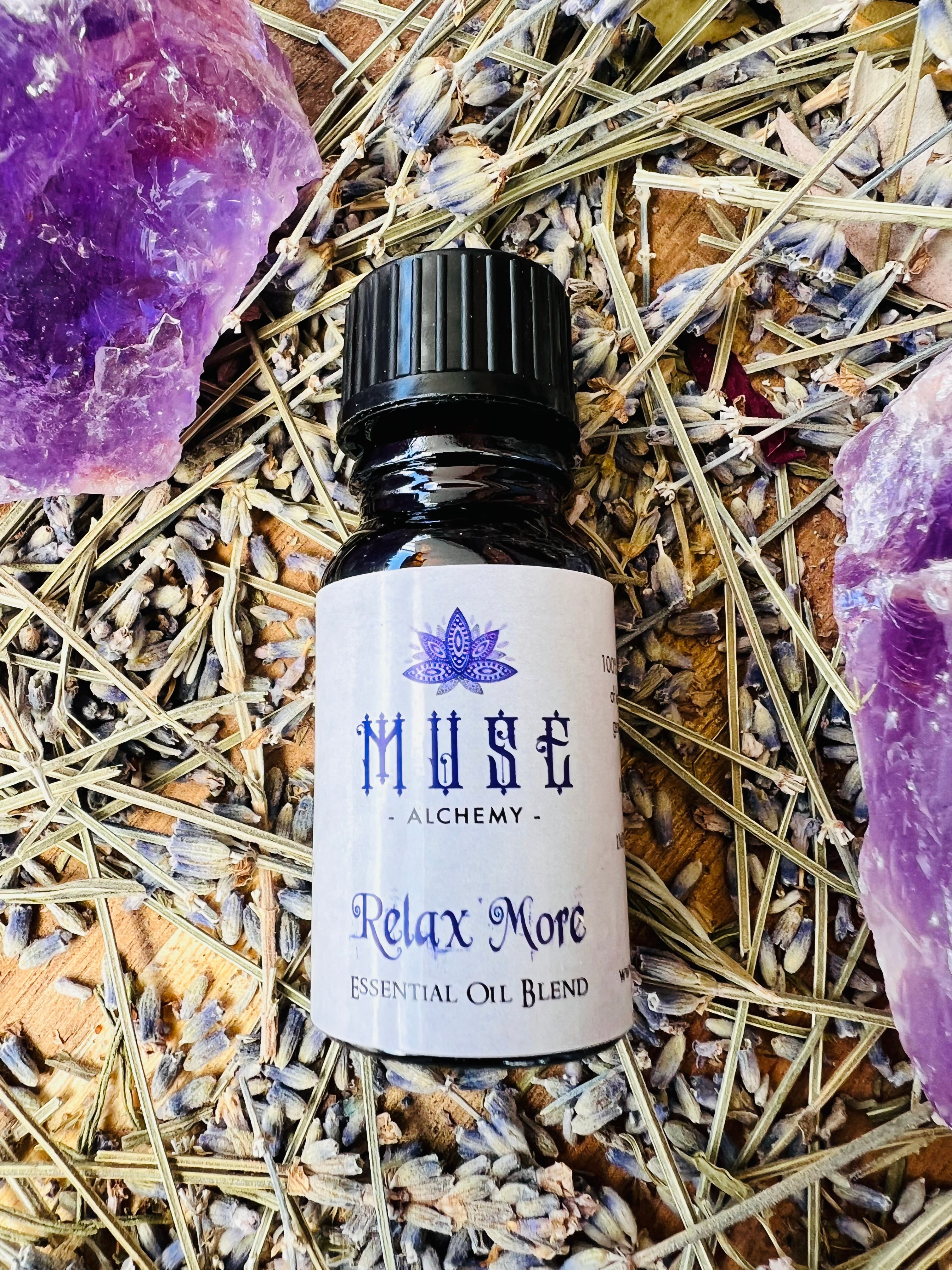 Muse Alchemy ~ Relax More Essential Oil Blend 10ml