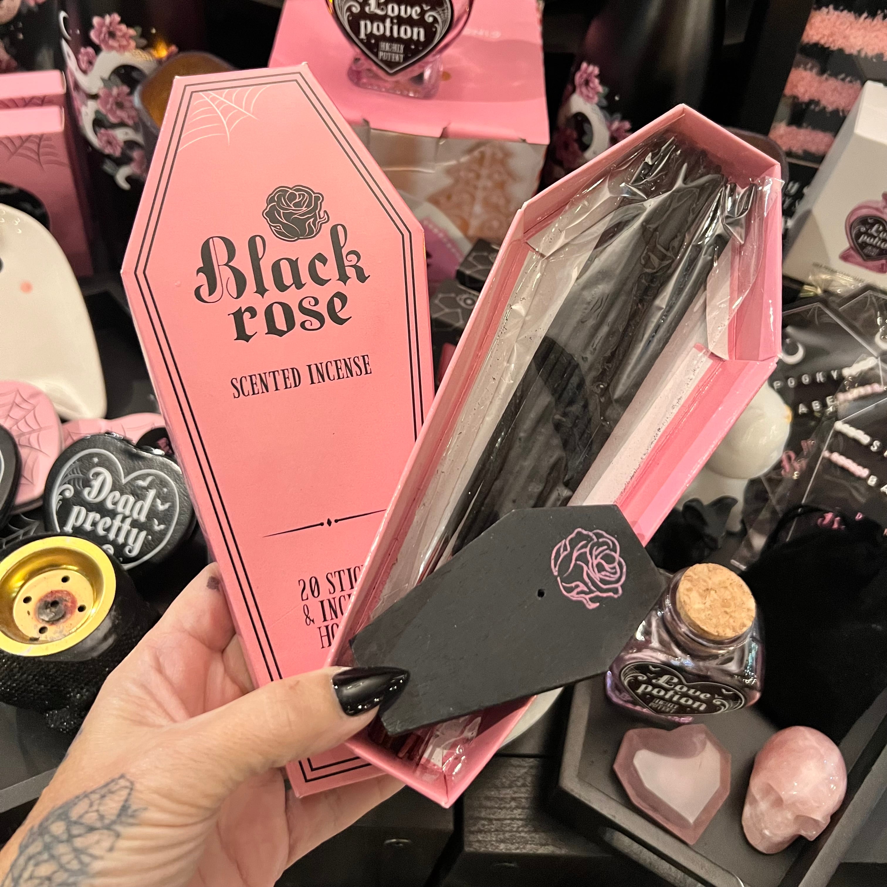 Black Rose ~ Coffin Gothic Incense