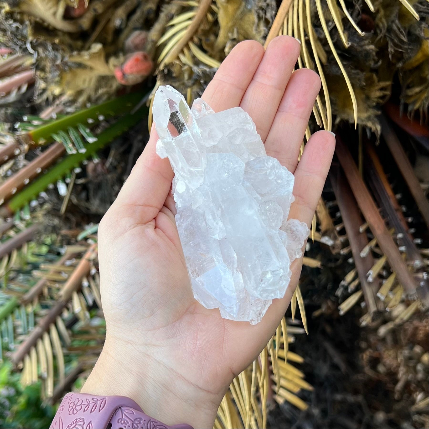 Clear Quartz Natural Raw Cluster