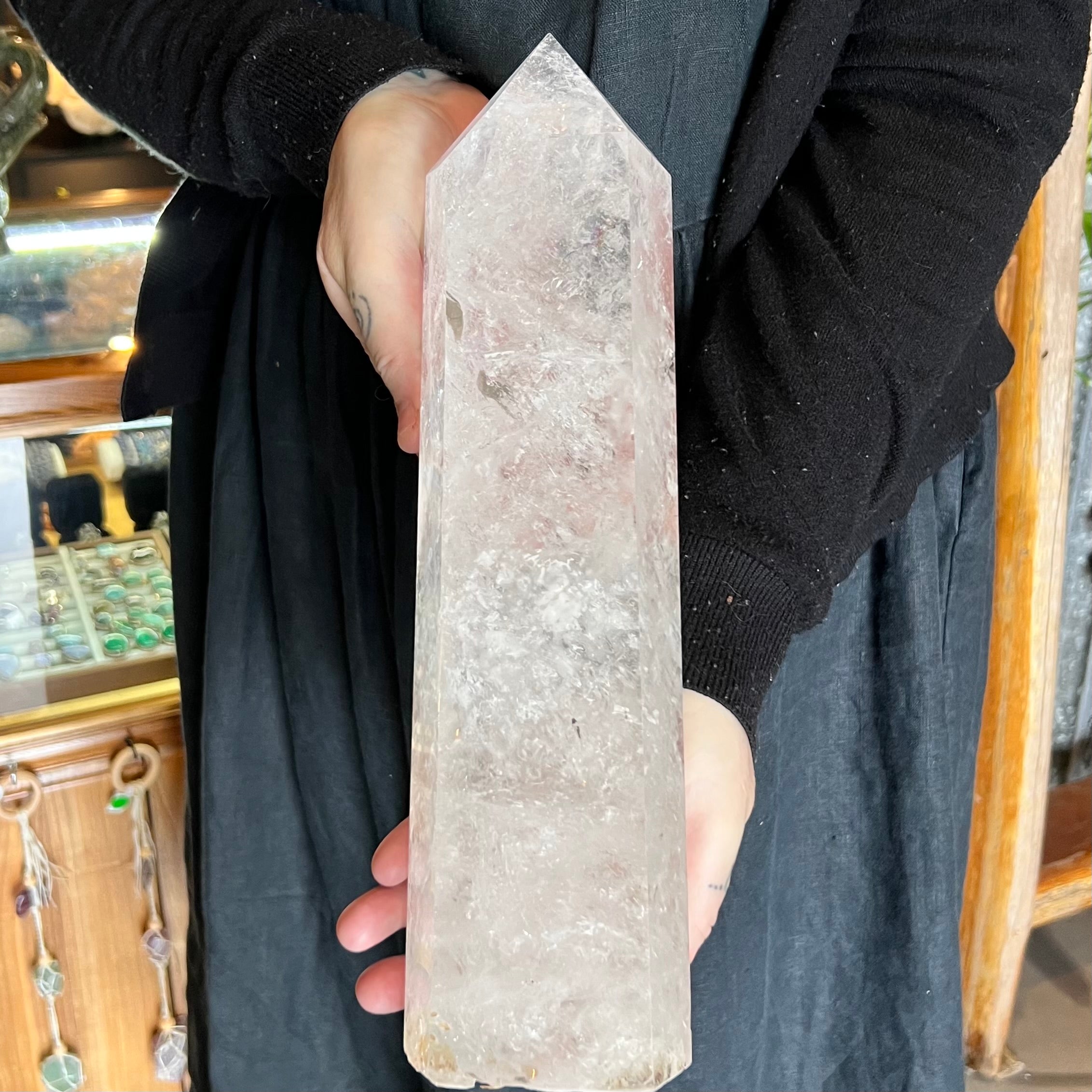 Clear Quartz Tower