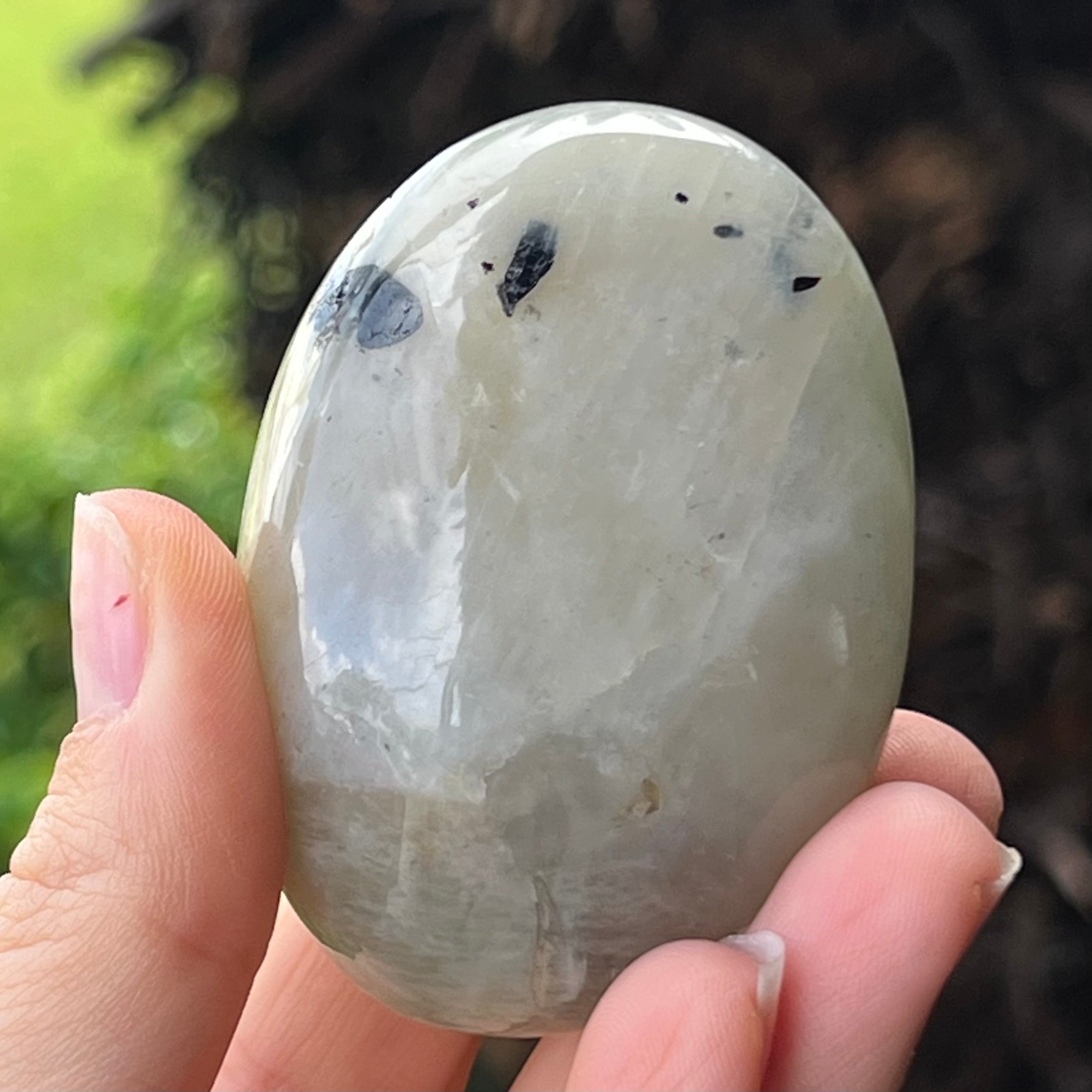 Moonstone Palm Stone