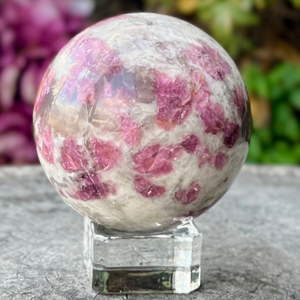 Pink Tourmaline Sphere