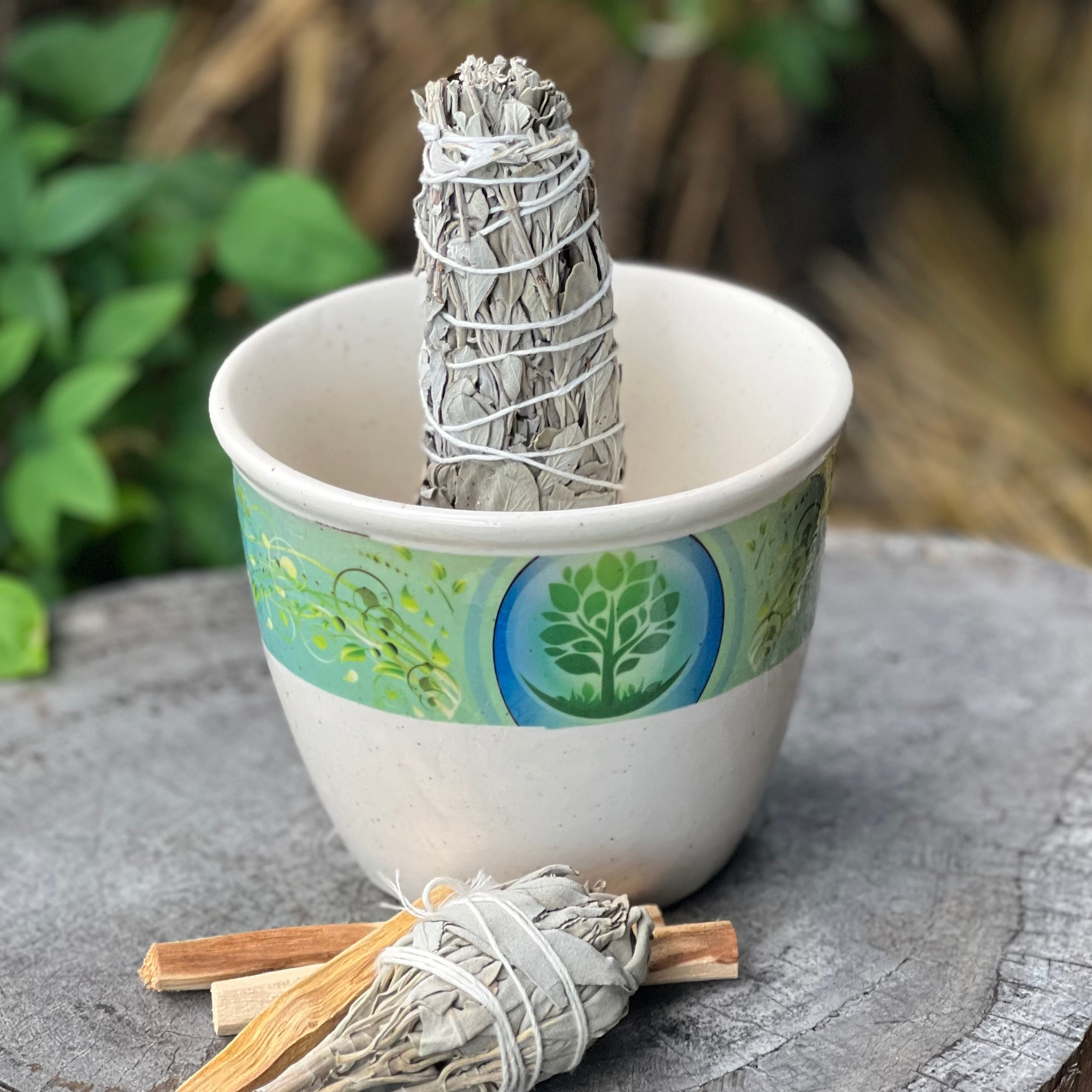 Sage Smudge Stick Holder - Tree of Life