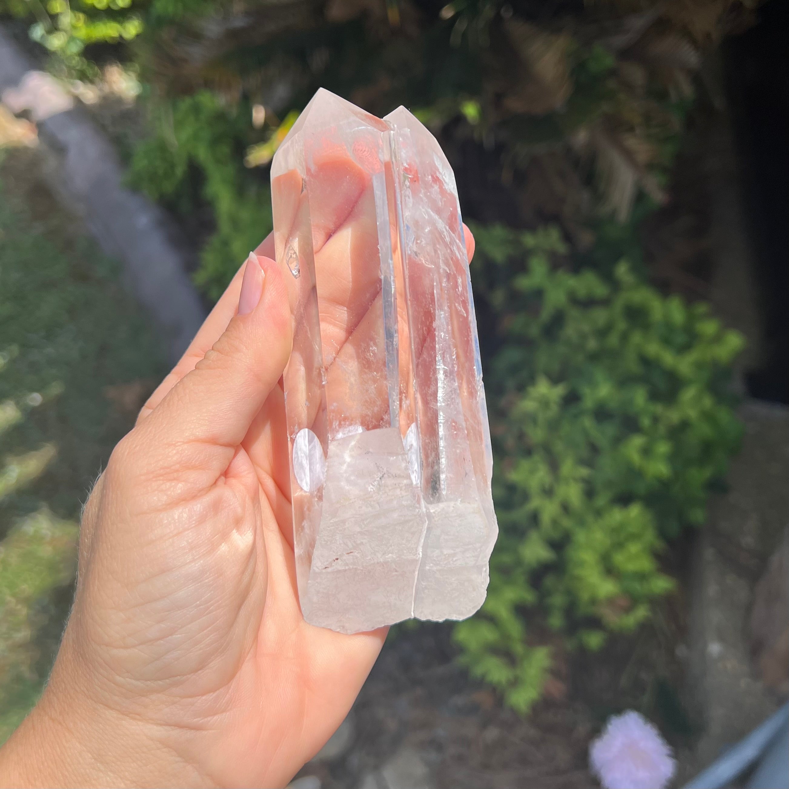 Clear Quartz Twin Flame Point