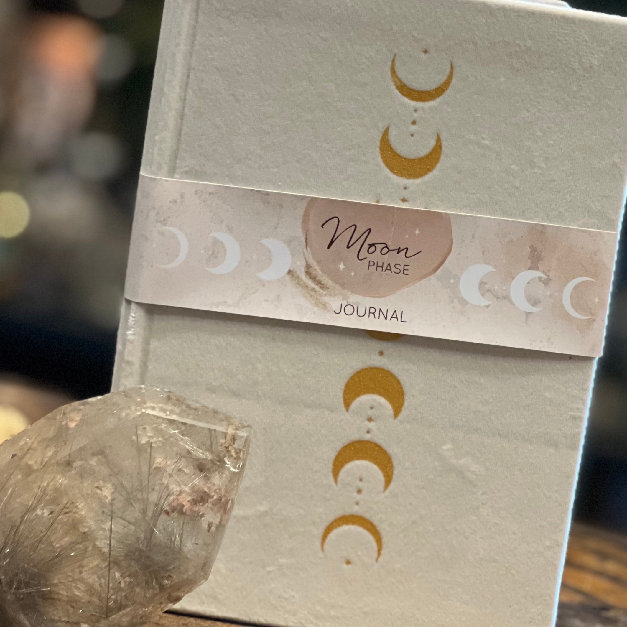Moon Phase Velvet Journal