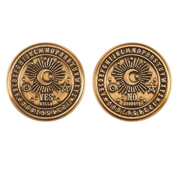 Yes~No Boxed Divination Decision Coin