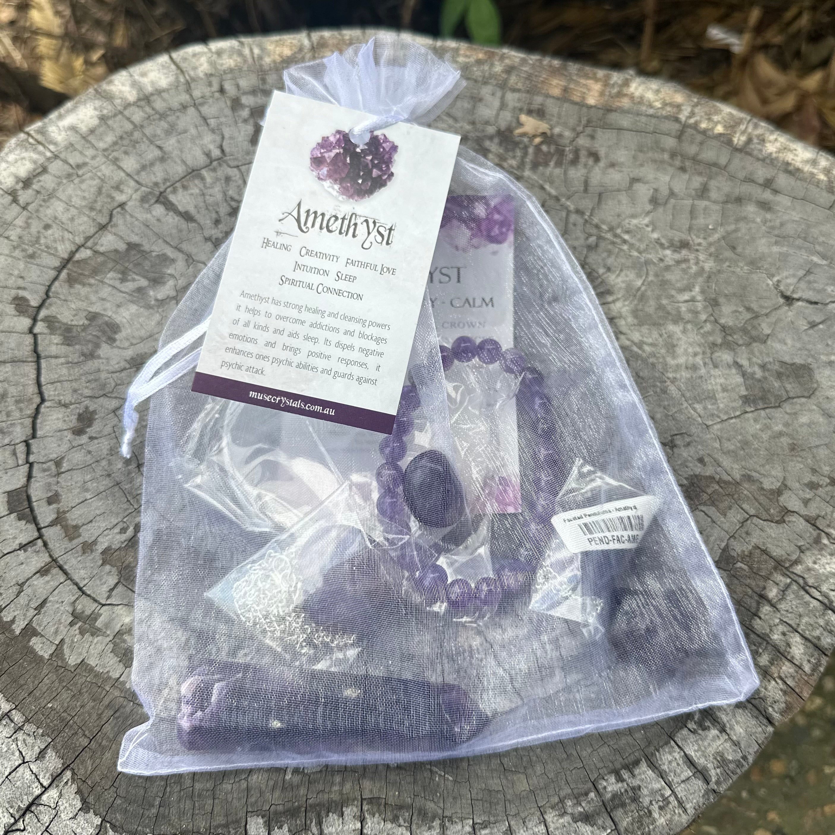 Crystal Gift Set ~ Amethyst