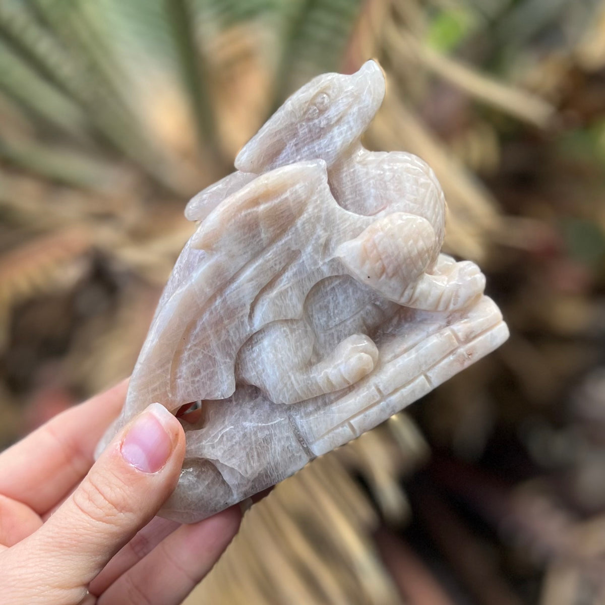 Dragon Carving ~ Moonstone