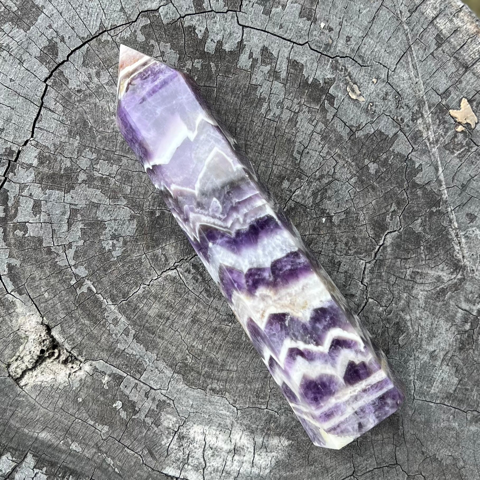 Chevron Amethyst Tower