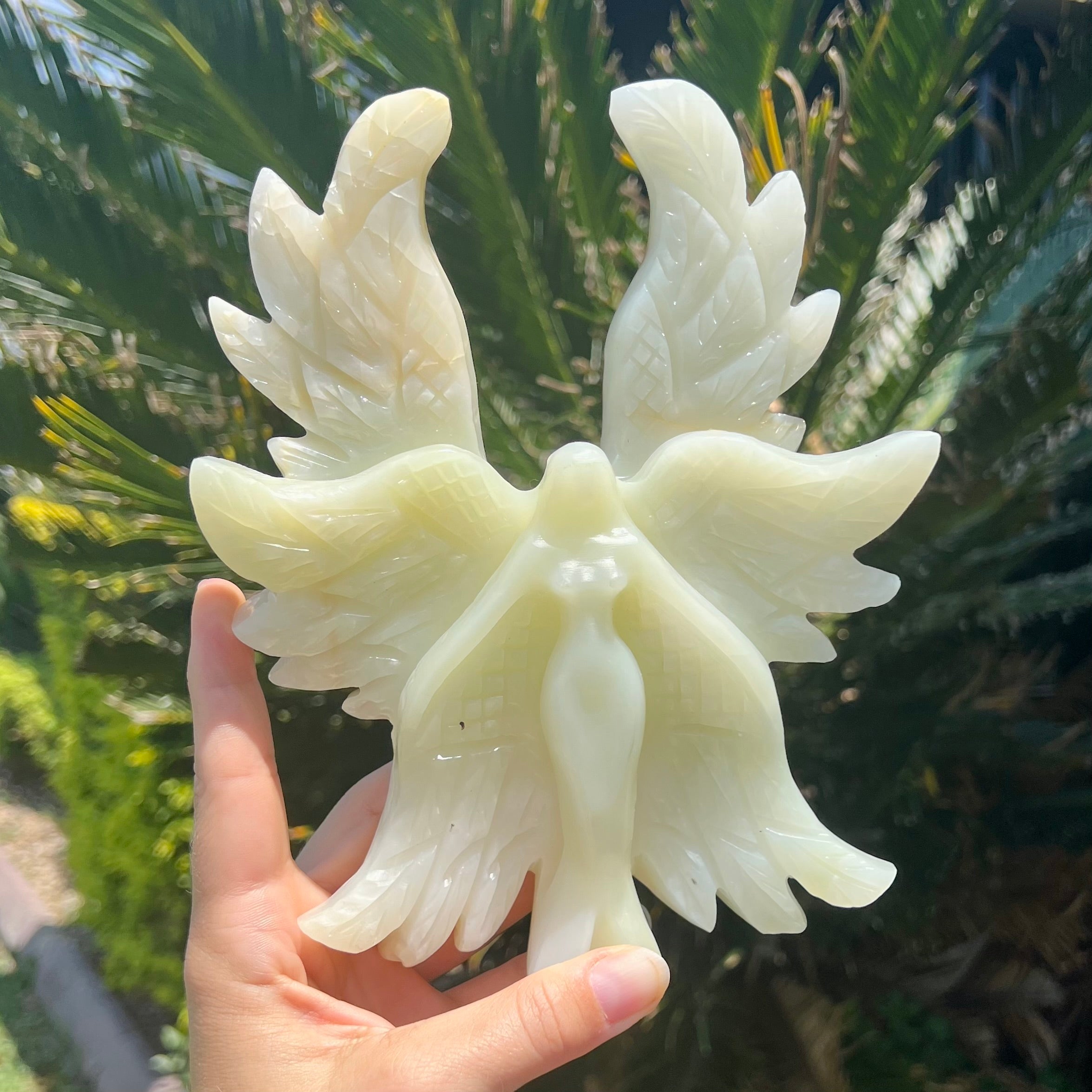 Afghanistan Jade ~ Goddess Angel Carving