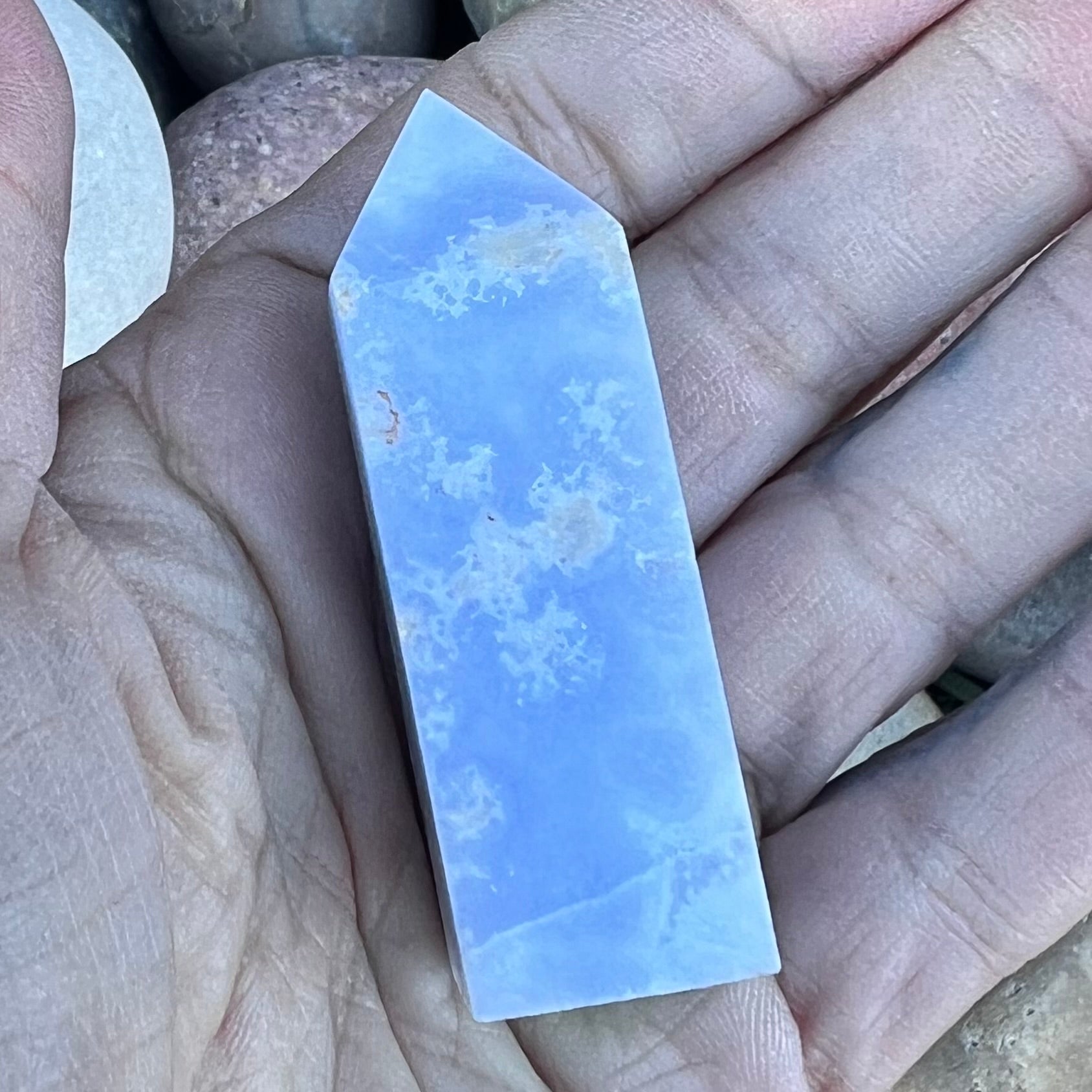 Blue Lace Agate ~ Specialty Boxed Crystal (4)