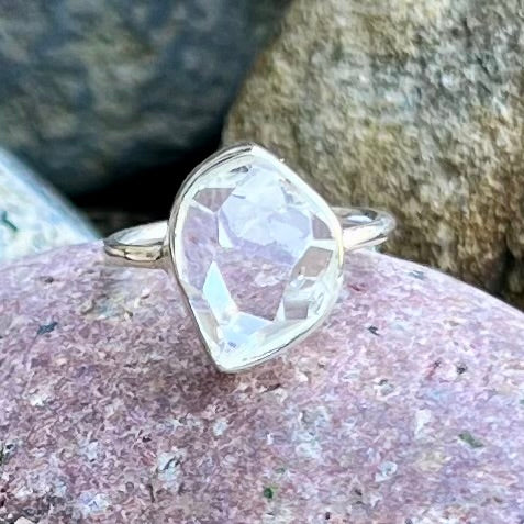 Herkimer Diamond ~ Sterling Silver Ring