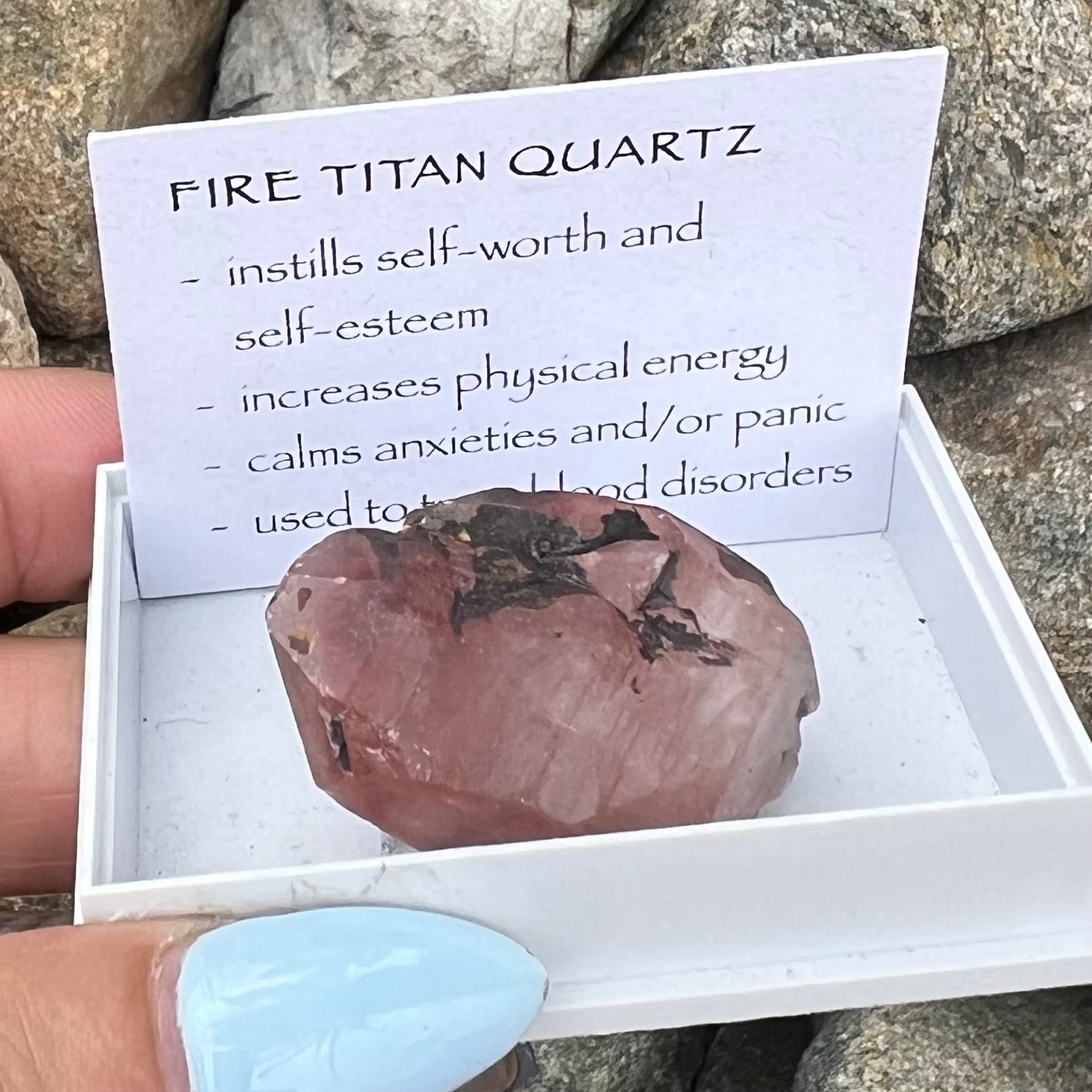 Fire Titan ~ Specialty Boxed Crystal