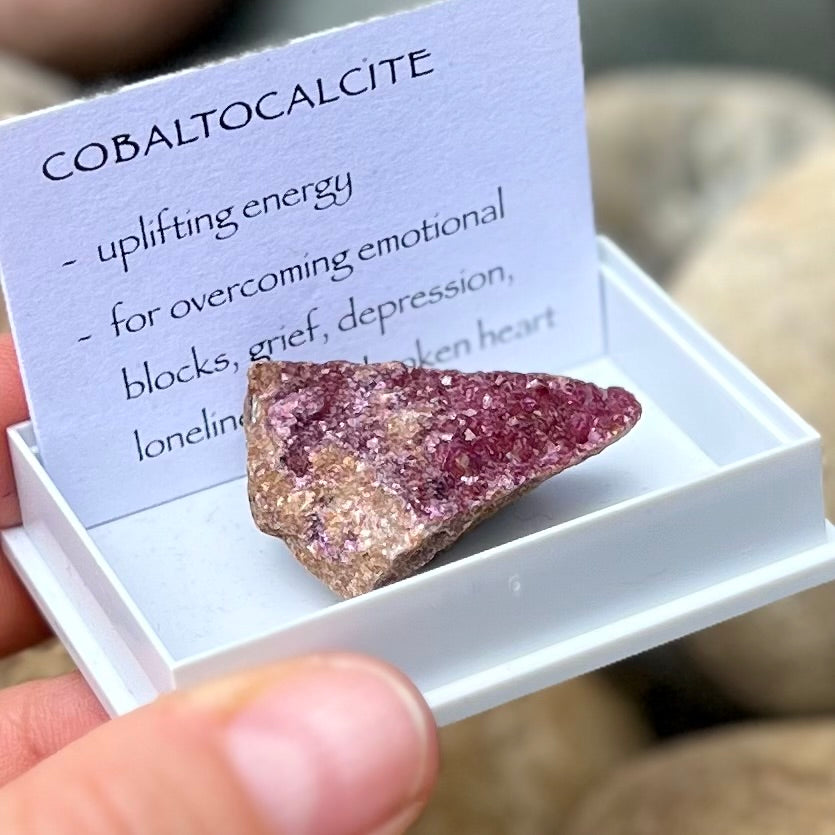 Cobalto Calcite ~ Specialty Boxed Crystal