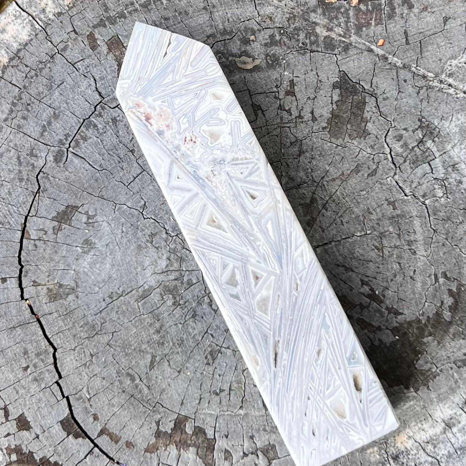 Inner Harmony ~ Mexican Agate Tower