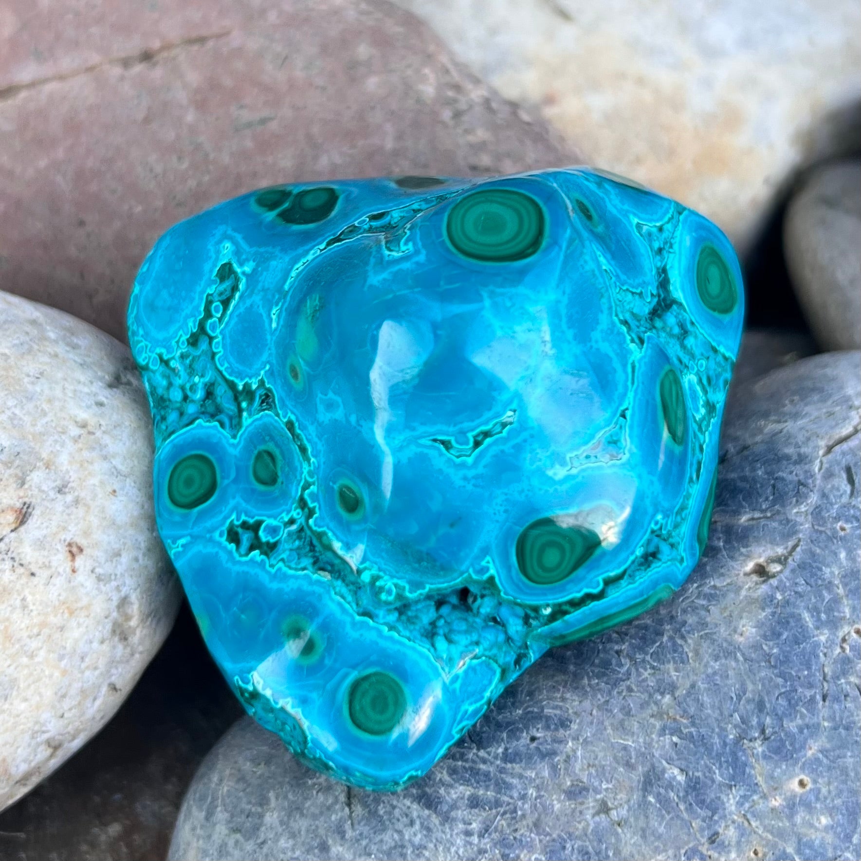 Chrysocolla with Malachite Specimen