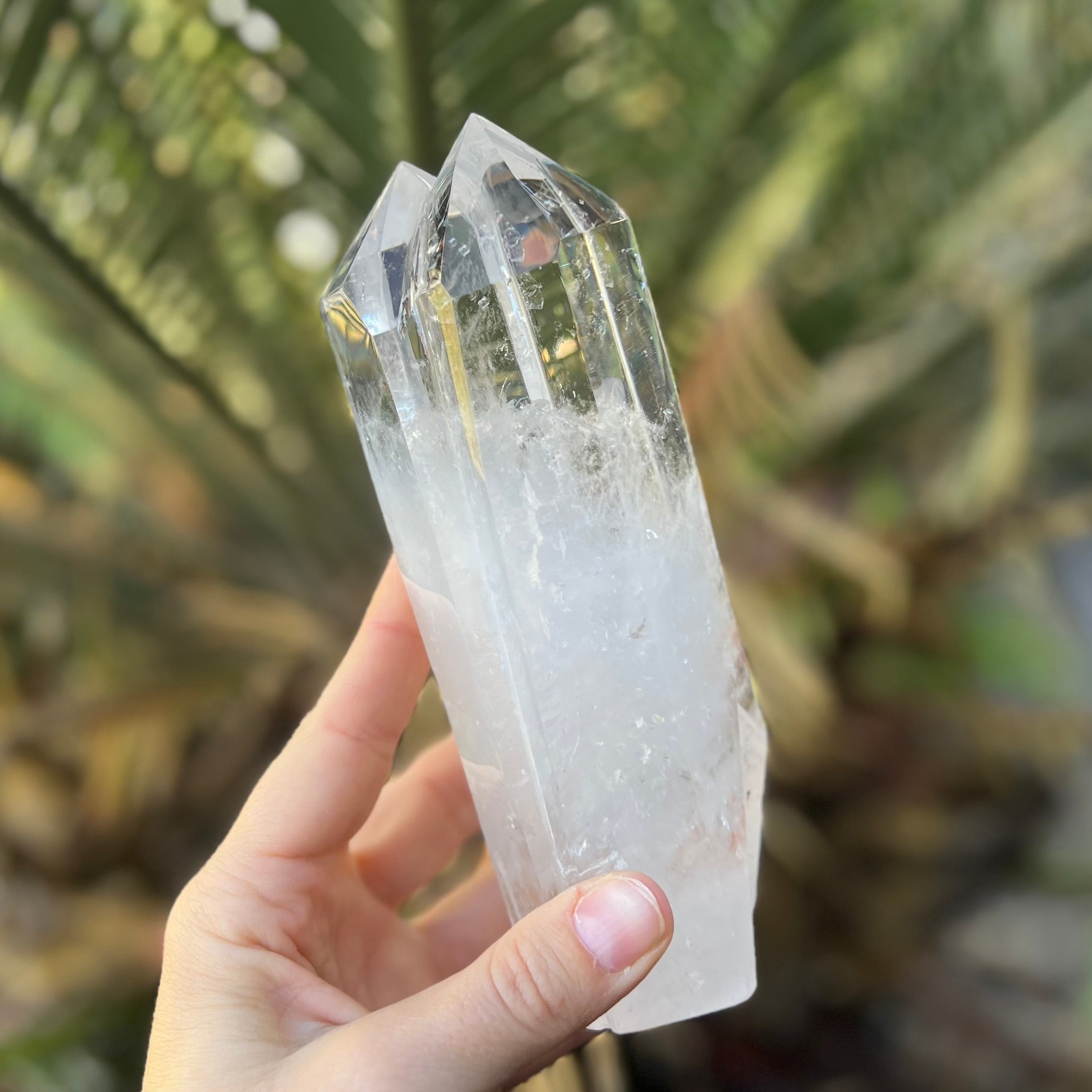 Clear Quartz Twin Flame Point