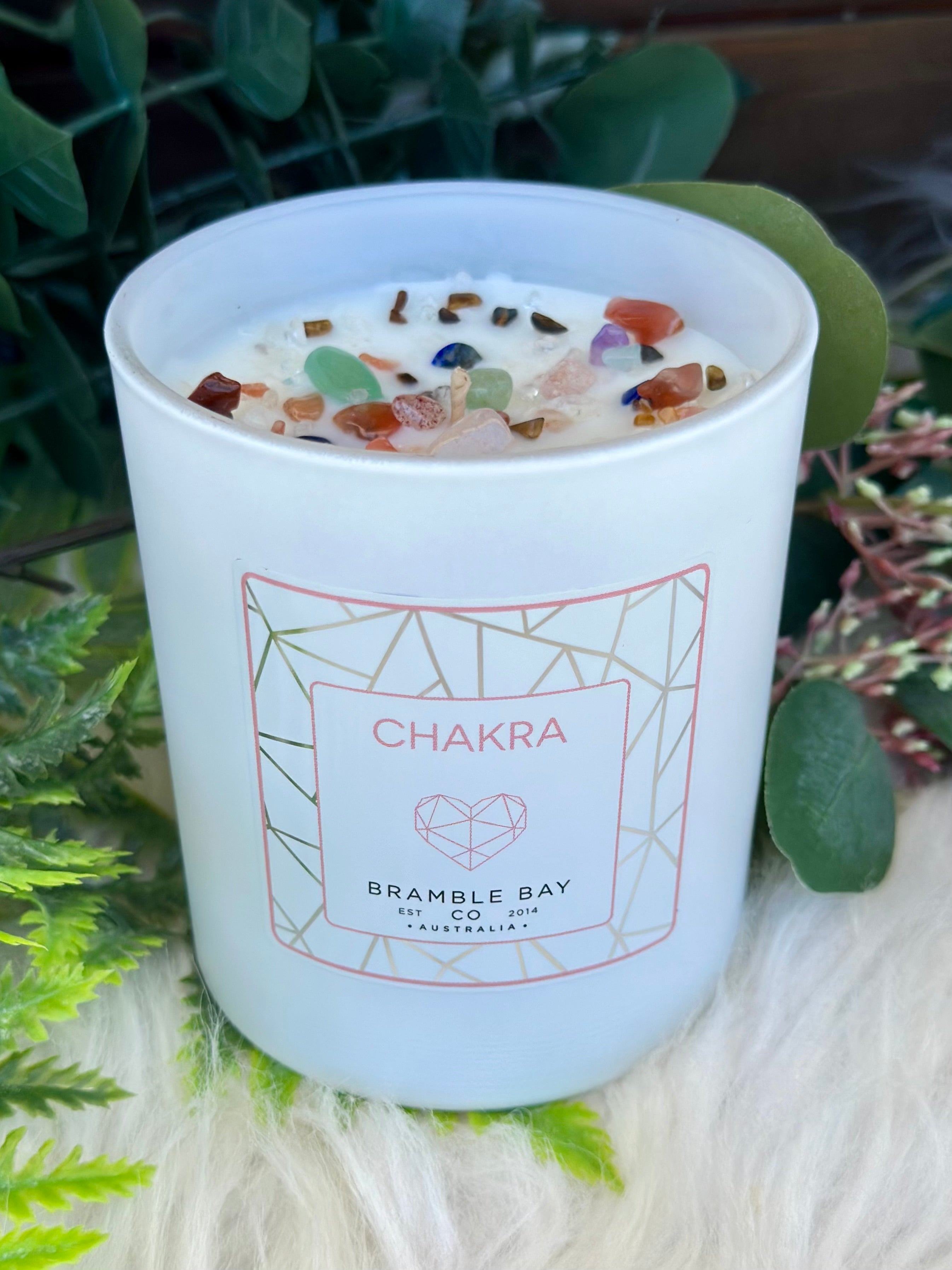 Chakra Crystal Candle