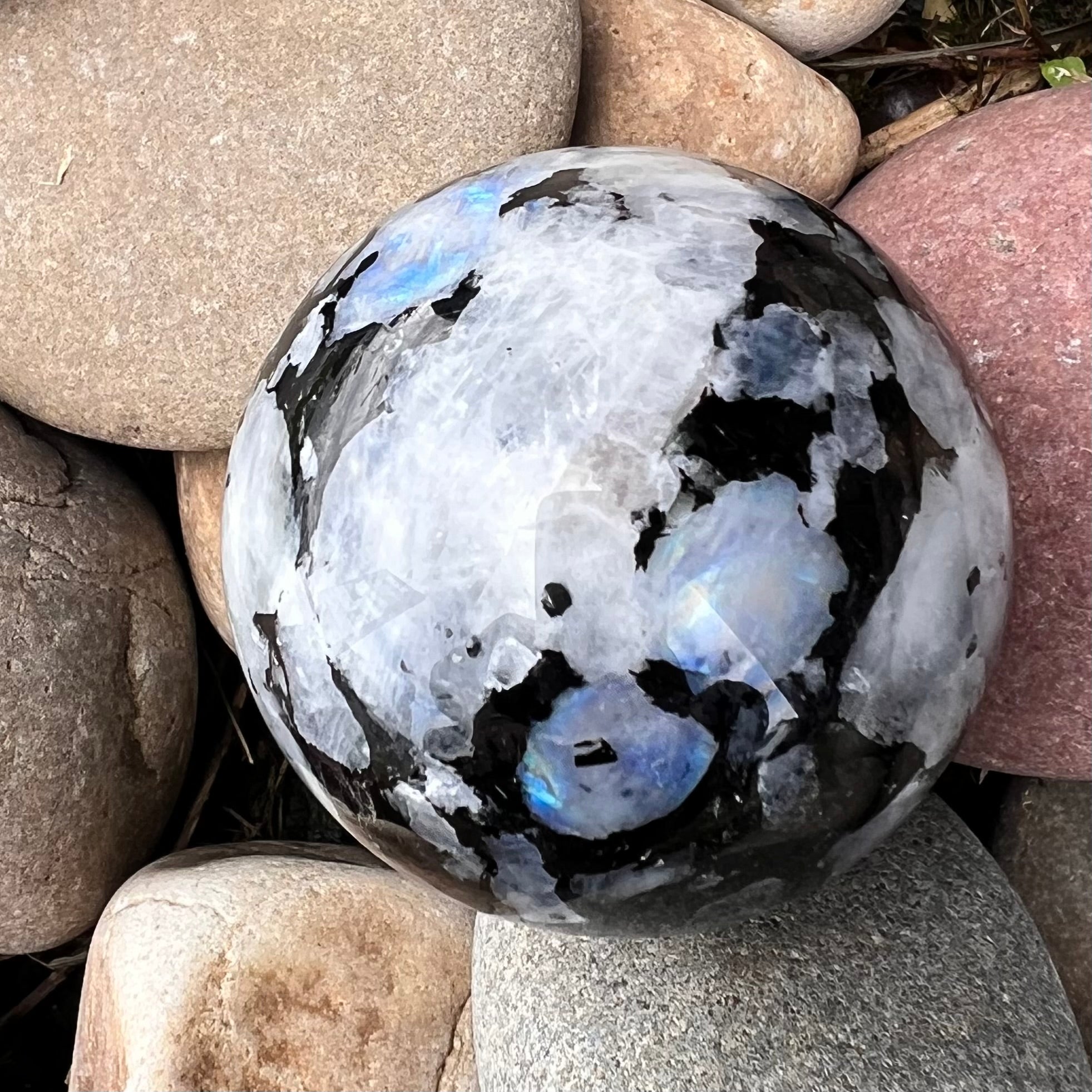 Rainbow Moonstone Sphere