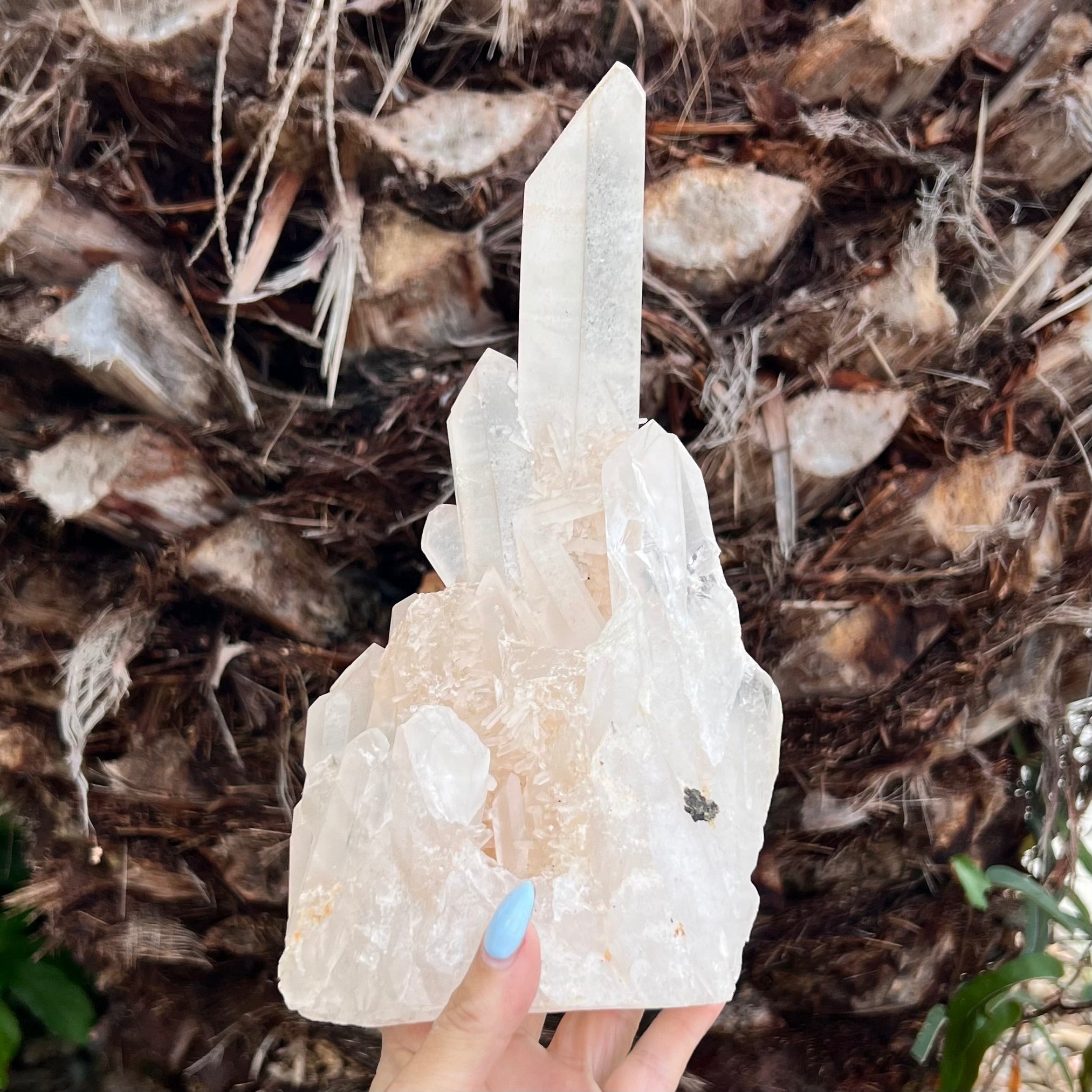 Clear Quartz Natural Raw Cluster
