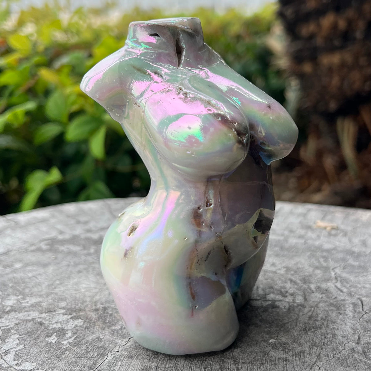Electroplated Sphalerite
~ Lady Body Carving