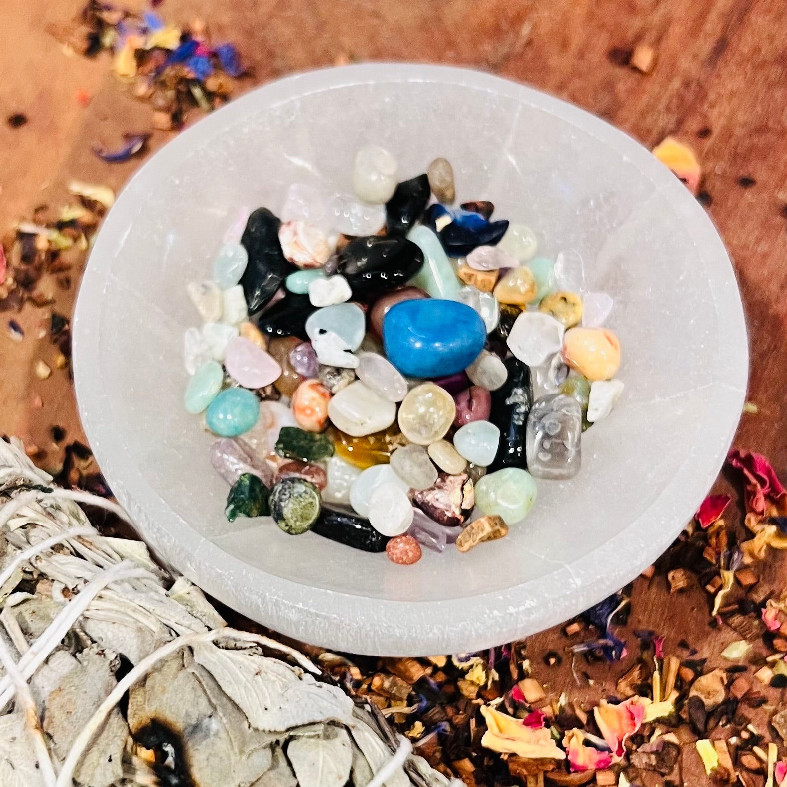 Selenite Cleansing & Charging Bowl ~ Small