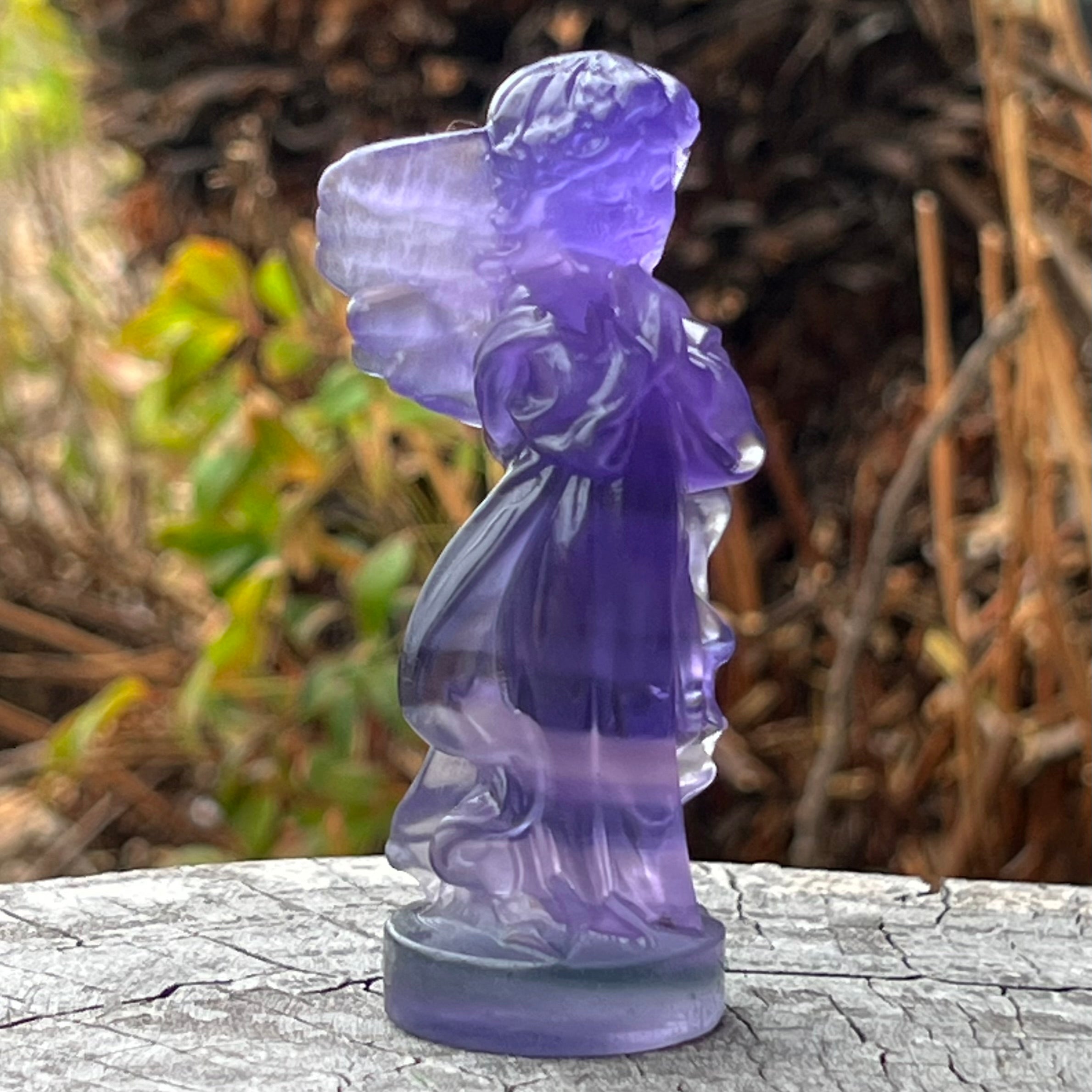 Memorial Angel ~ Purple Fluorite