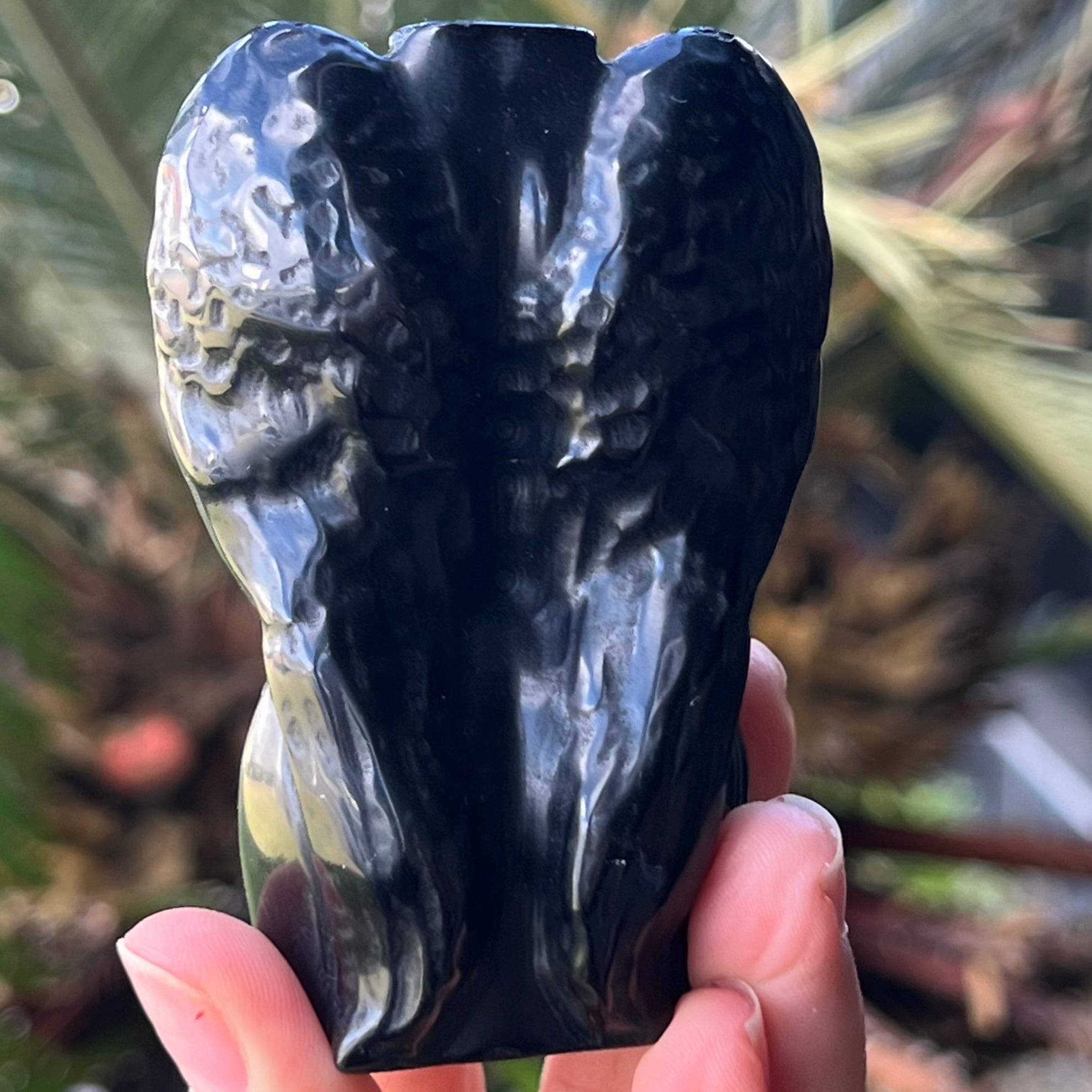 Black Obsidian Winged Lady Body