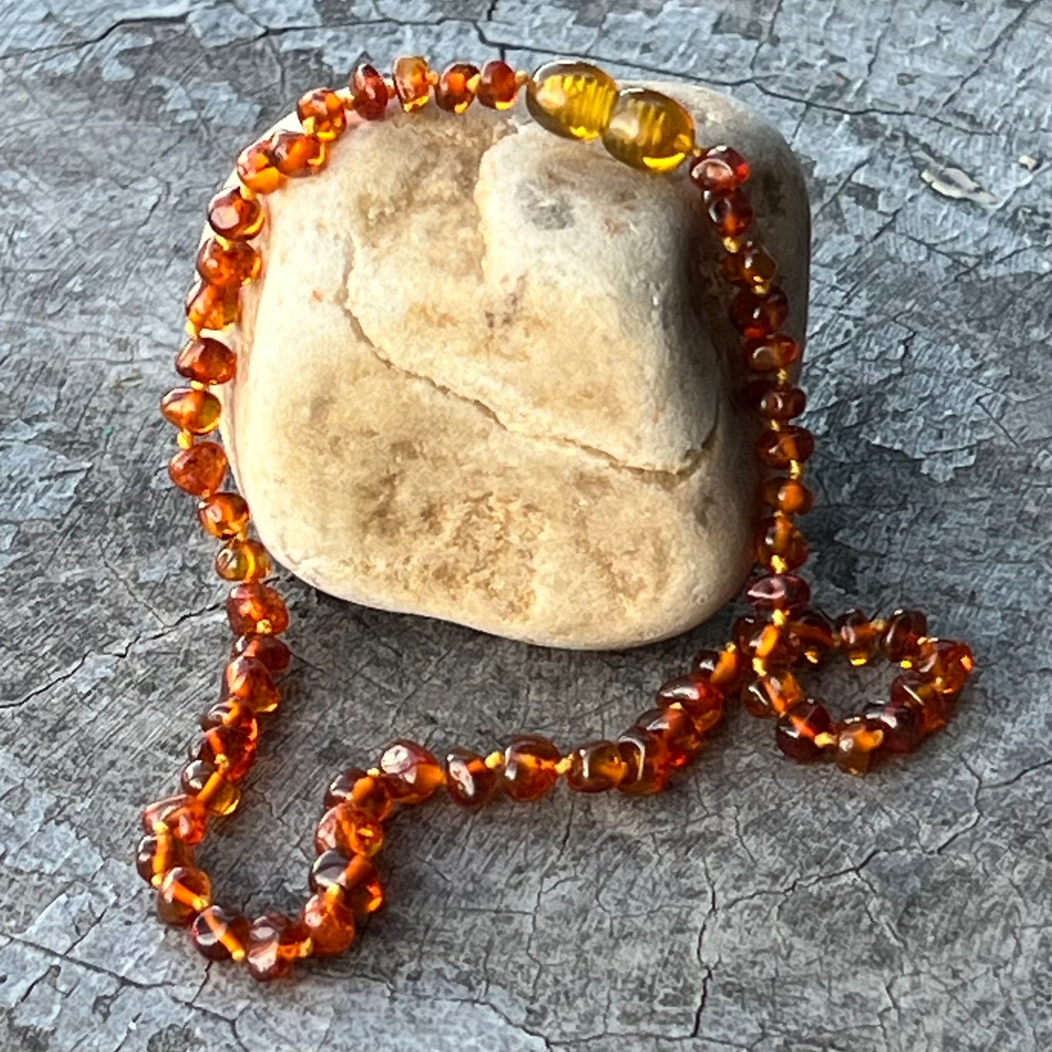 Amber Baby Teething Necklace