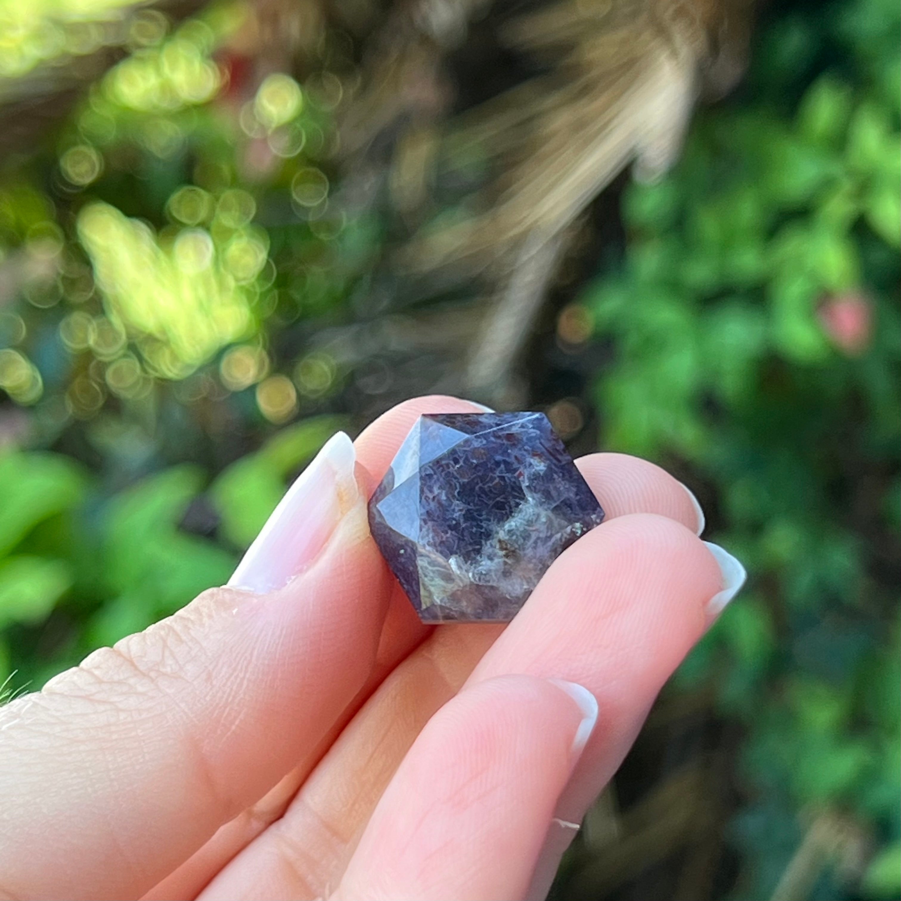 Faceted Iolite