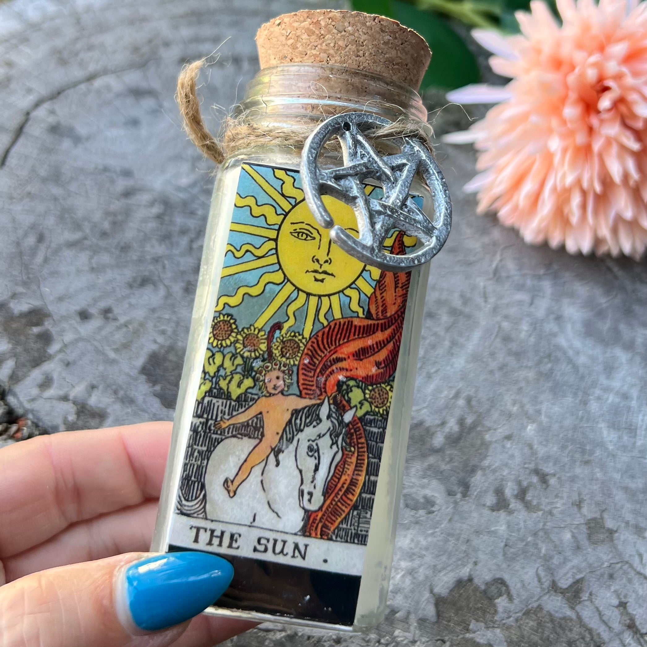 The Sun ~ Tarot ~  Candle